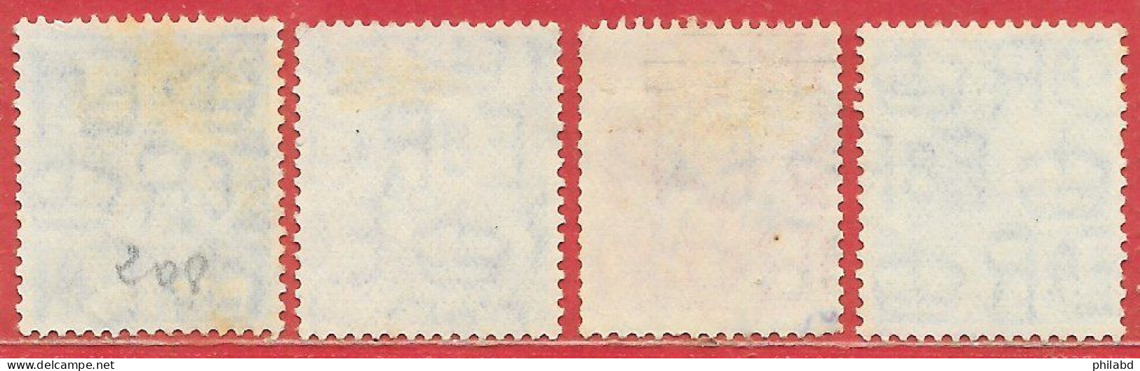 Grande-Bretagne N°205 à/to 208 1936 O - Used Stamps