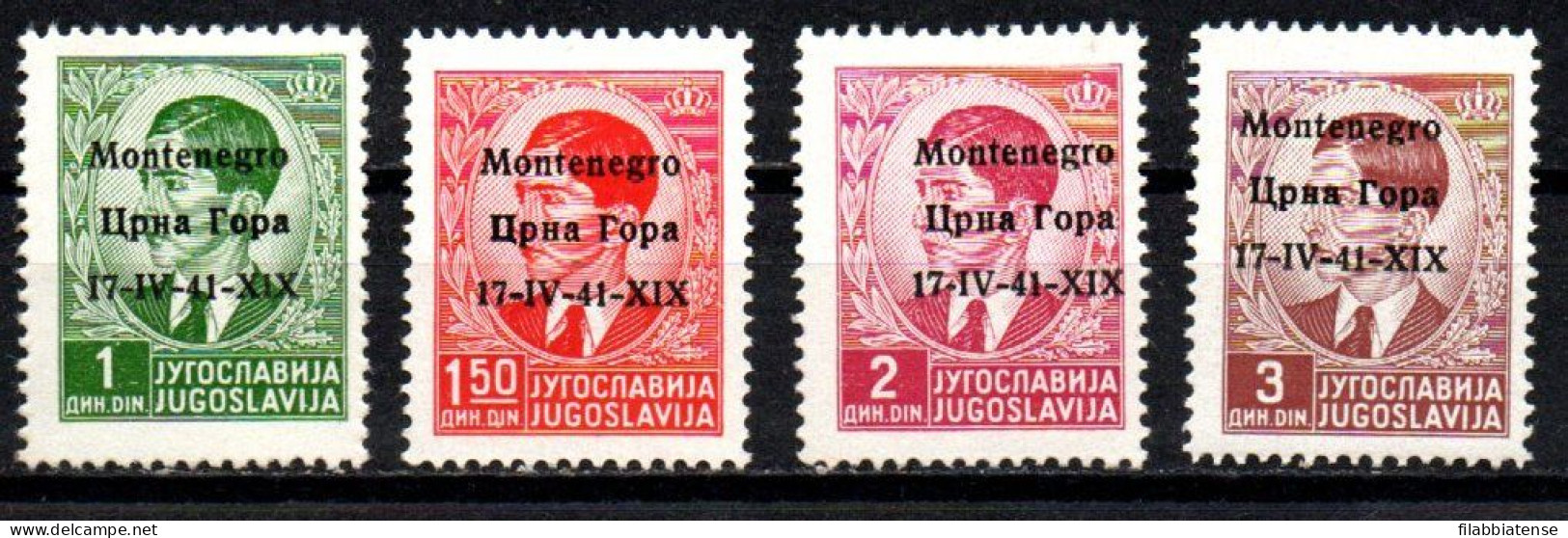 1941 - Italia - Occupazione Del Montenegro 2/5 Soprastampati  ------- - Montenegro