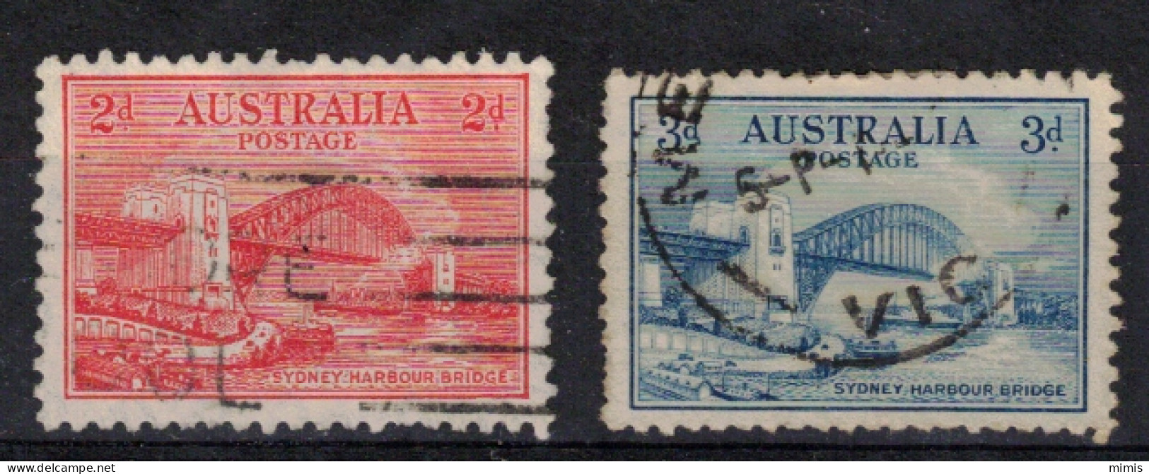 AUSTRALIE    1932  N° 89,90    Oblitérés - Usados
