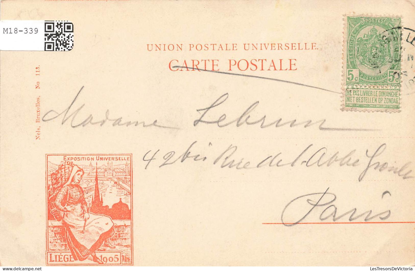 BELGIQUE - Liége - Boulevard D'Avroy - Carte Postale Ancienne - Liege