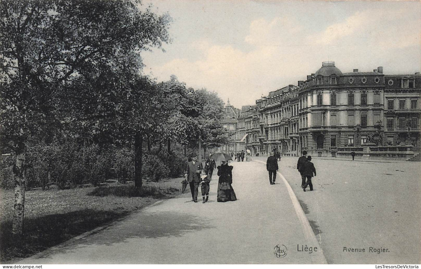 BELGIQUE - Liége - Avenue Rogier - Carte Postale Ancienne - Liege