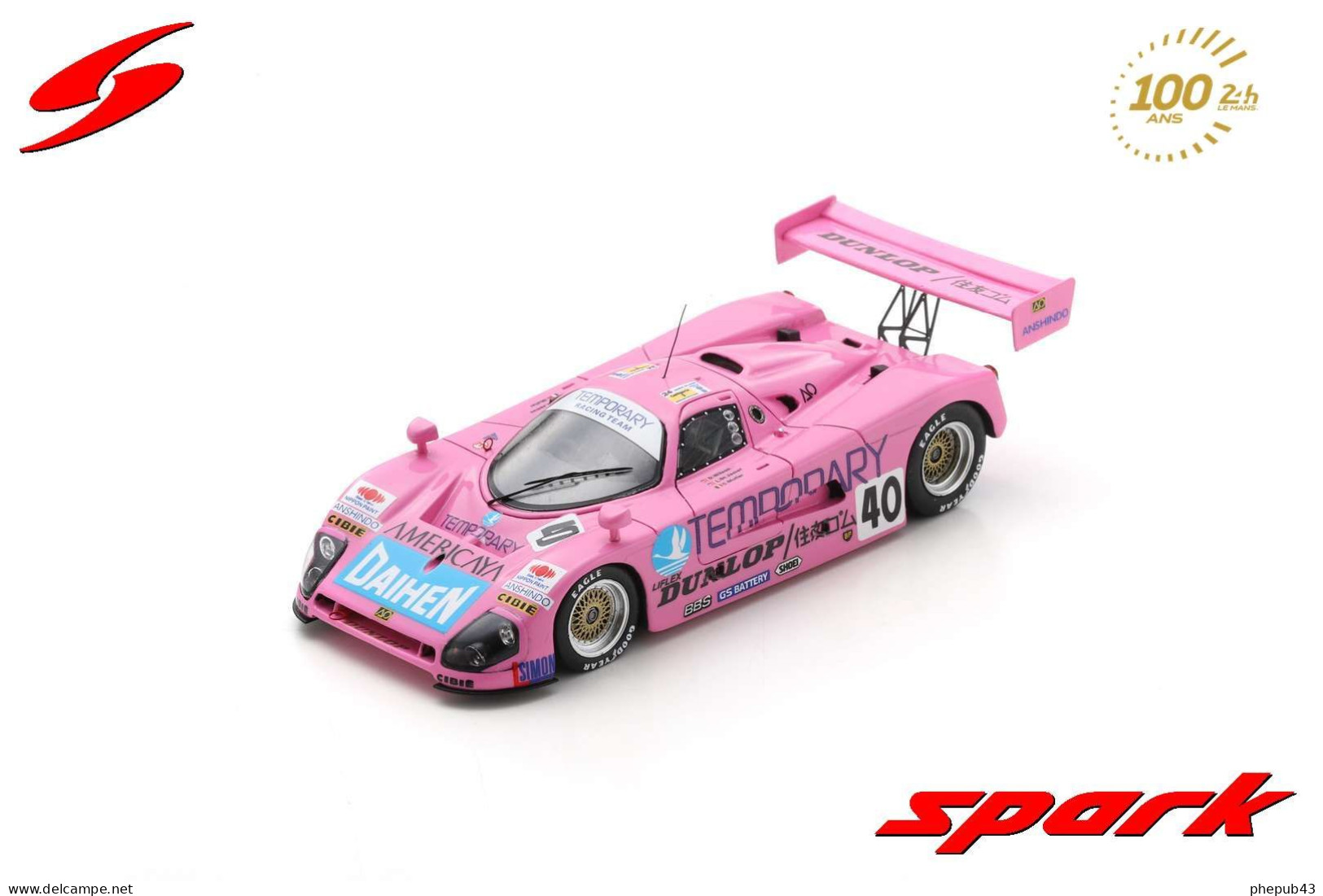 Spice SE90C - 24h Le Mans 1991 #40 - L. St. James/C. Muller/D. Wilson - Spark - Spark