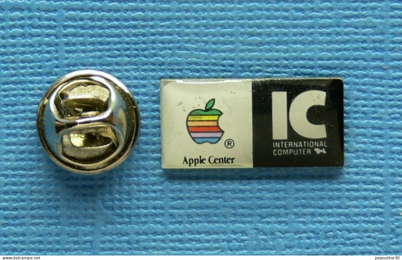 1 PIN'S //  ** APPLE®/ CENTER IC INTERNATIONAL COMPUTER ** - Computers