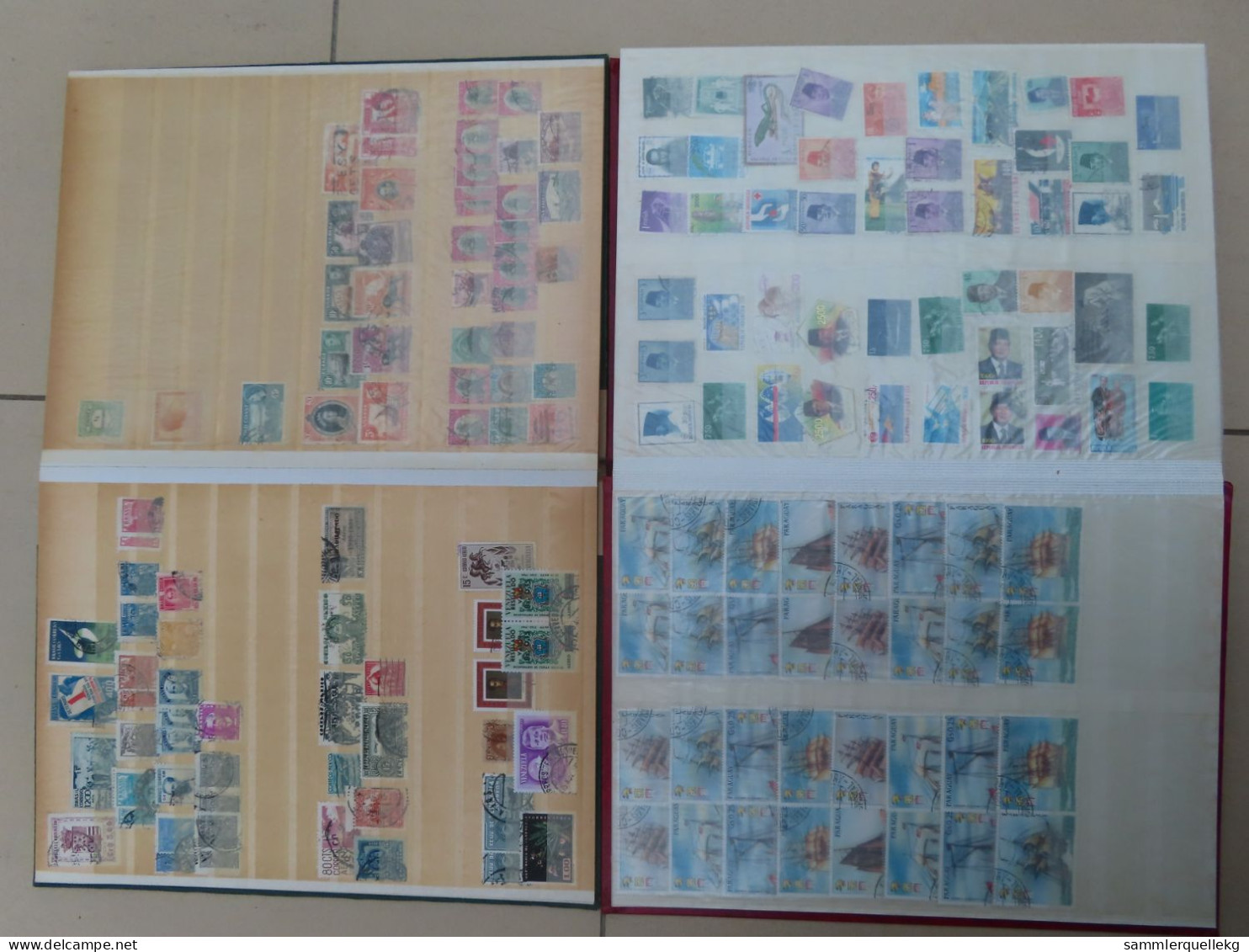 9,3 Kg 10 Alben mit Briefmarken/Blöcke/Teilsammlungen/Lagerseiten usw. 1 Album mit Briefen/Karten aus Nachlass