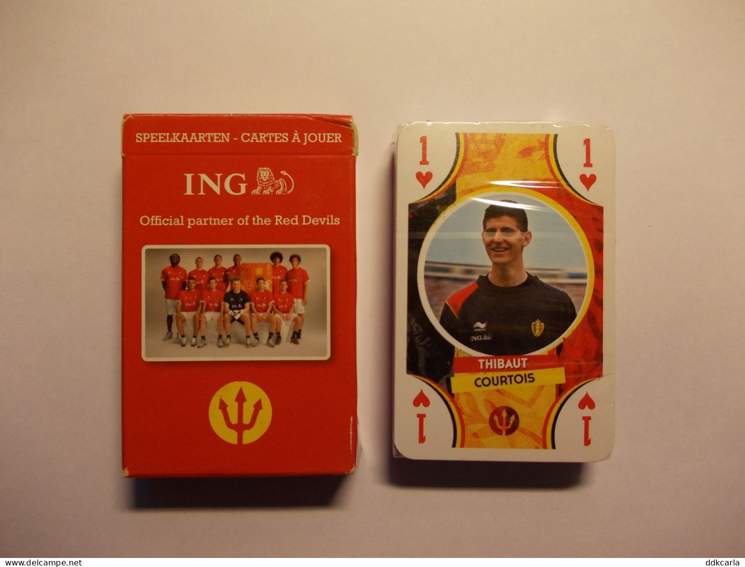 Speelkaarten - Jeu Des Cartes - ING Official Partner Of The Red Devils - Football - Voetbal - Nieuw ! - 54 Cards