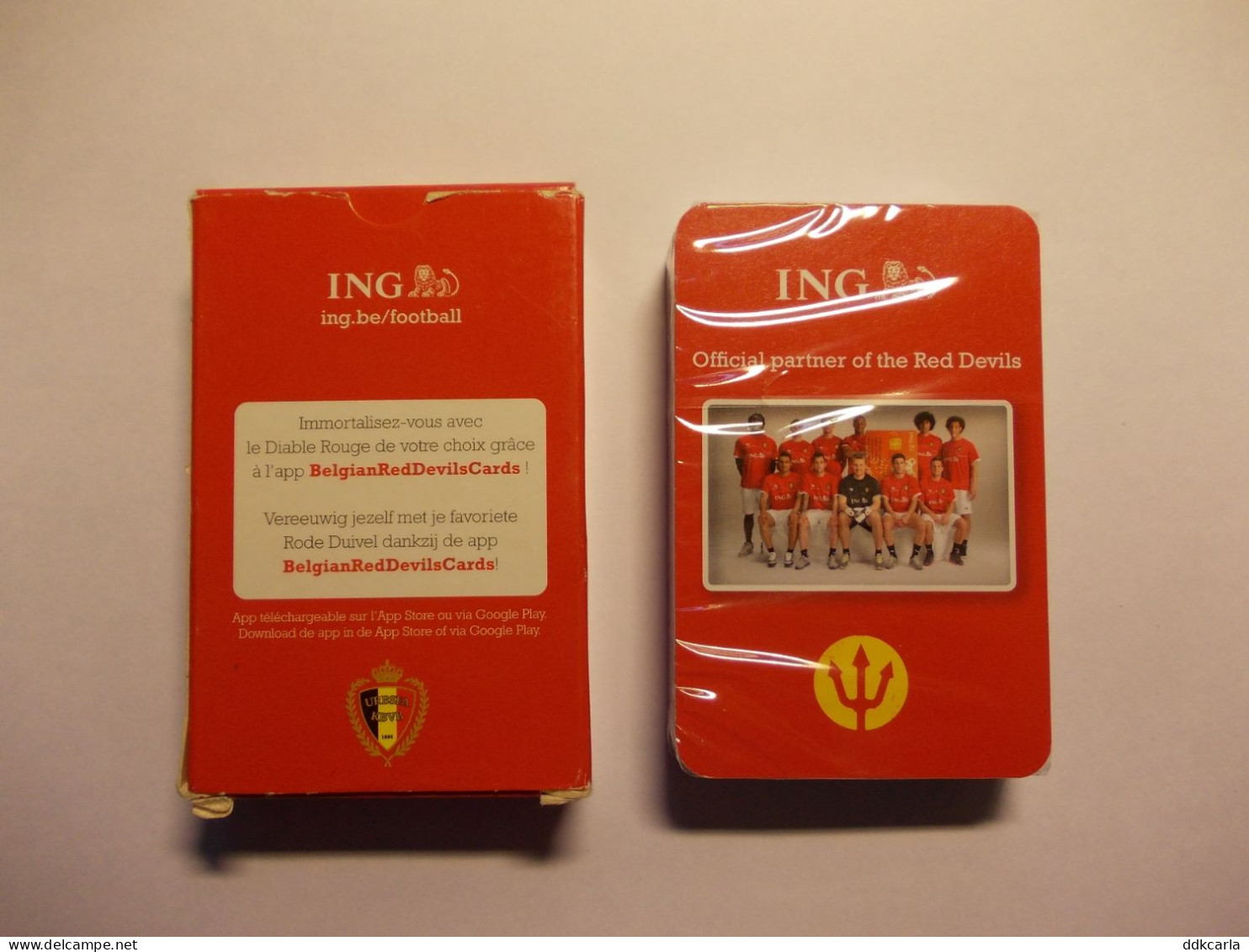 Speelkaarten - Jeu Des Cartes - ING Official Partner Of The Red Devils - Football - Voetbal - Nieuw ! - 54 Carte