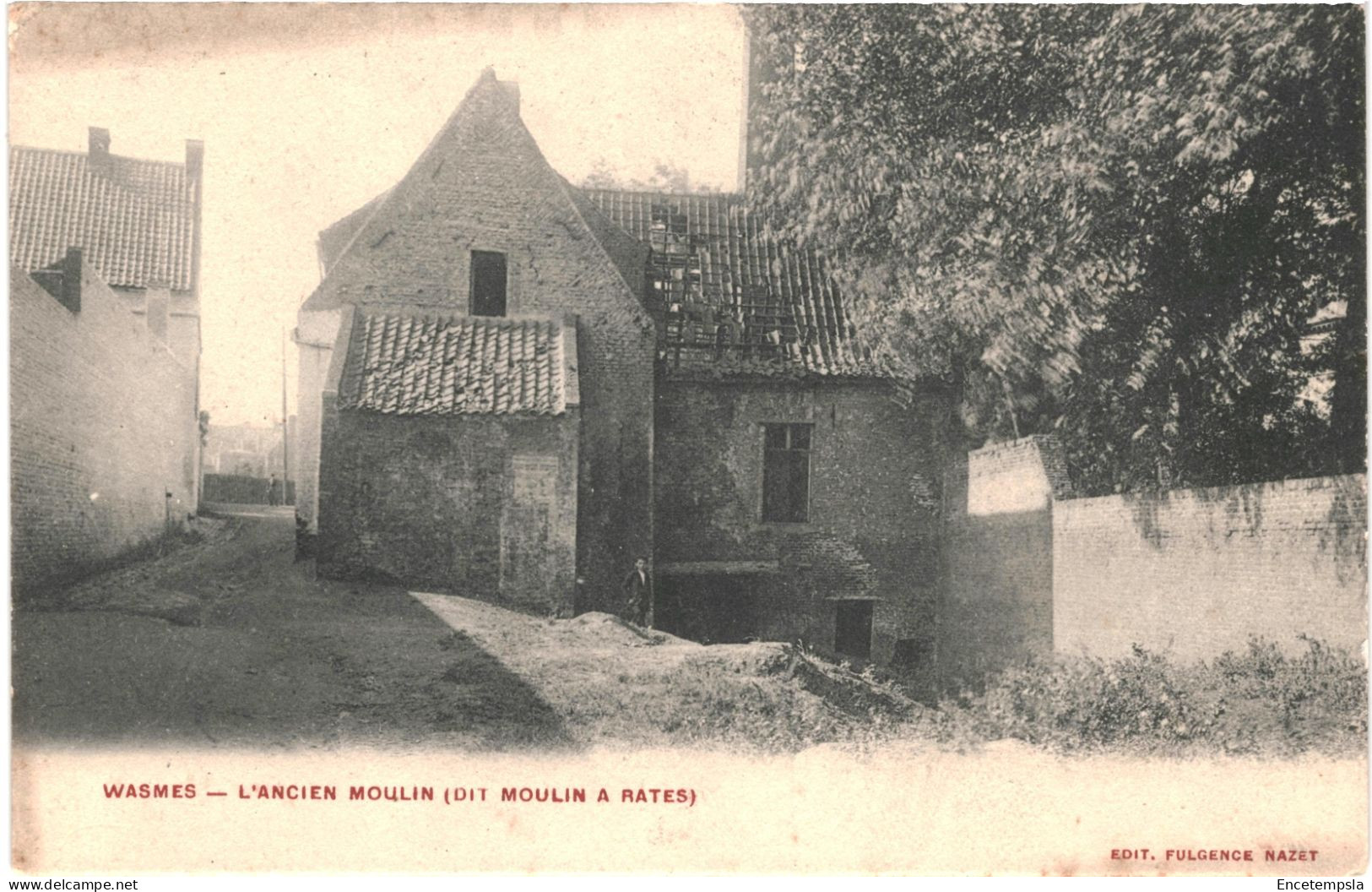 CPA Carte Postale Belgique Wasmes Ancien Moulin Dit Moulin à Rates  Début 1900 VM73136ok - Colfontaine