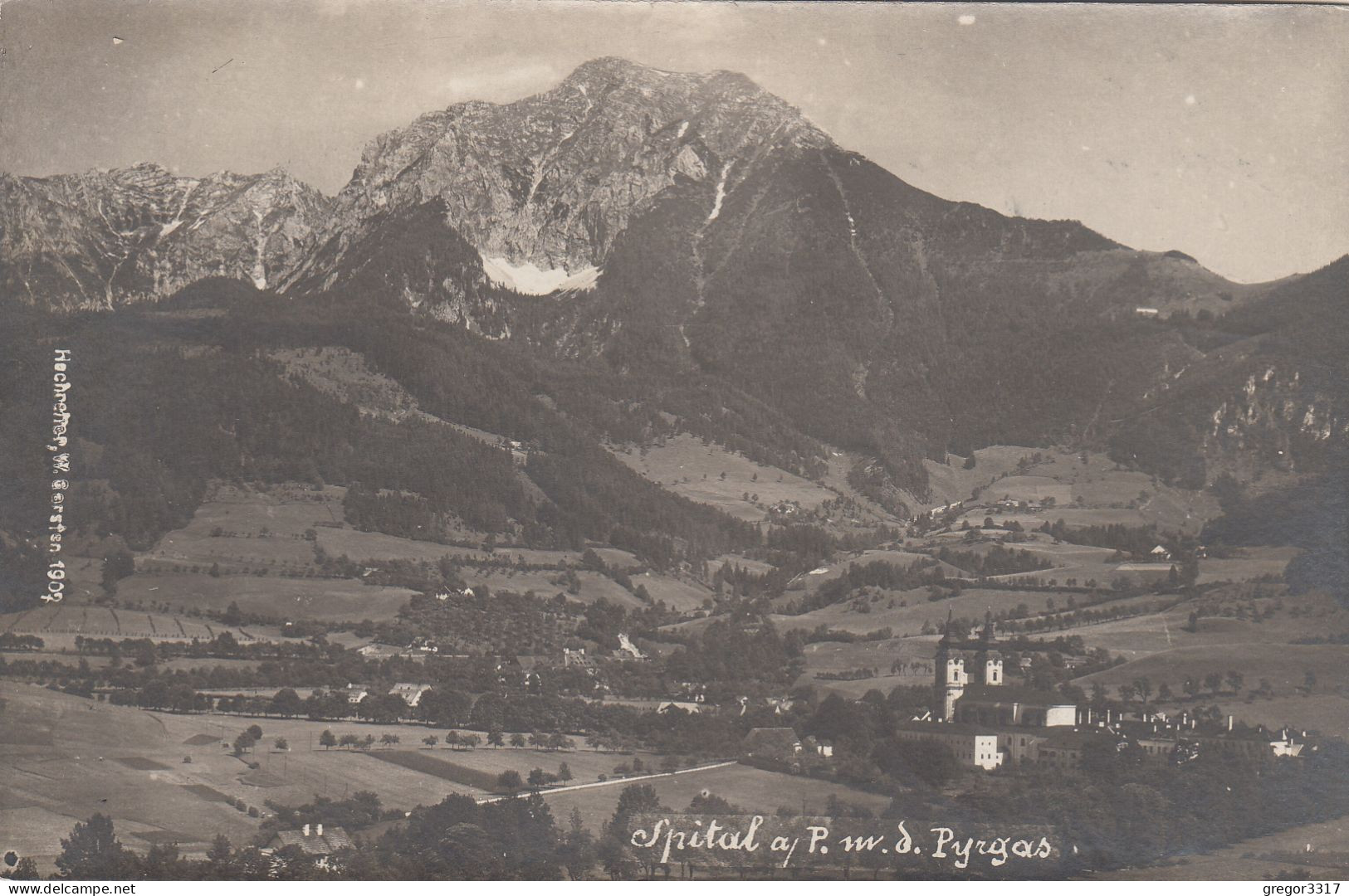 D6975) SPITAL Am PYHRN - Mit D. Pyrgas - Alte FOTO AK 1914 - Spital Am Phyrn