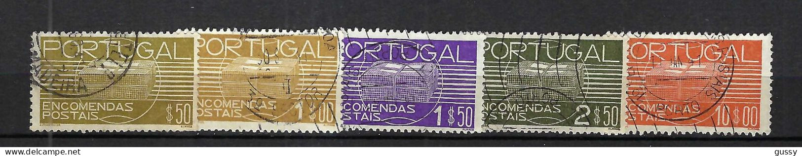 PORTUGAL Colis Postaux Ca. 1936-37:  Lot D'obl. - Usati