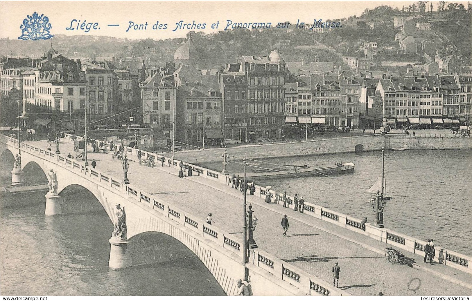 BELGIQUE - Liége - Pont Des Arches Et Panorama Sur La Meuse - Carte Postale Ancienne - Liege