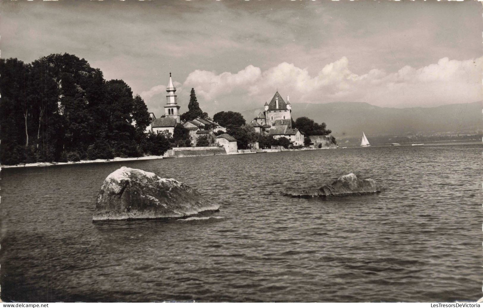 FRANCE - Yvoire - Vue Générale - Lac Leman - Carte Postale Ancienne - Yvoire