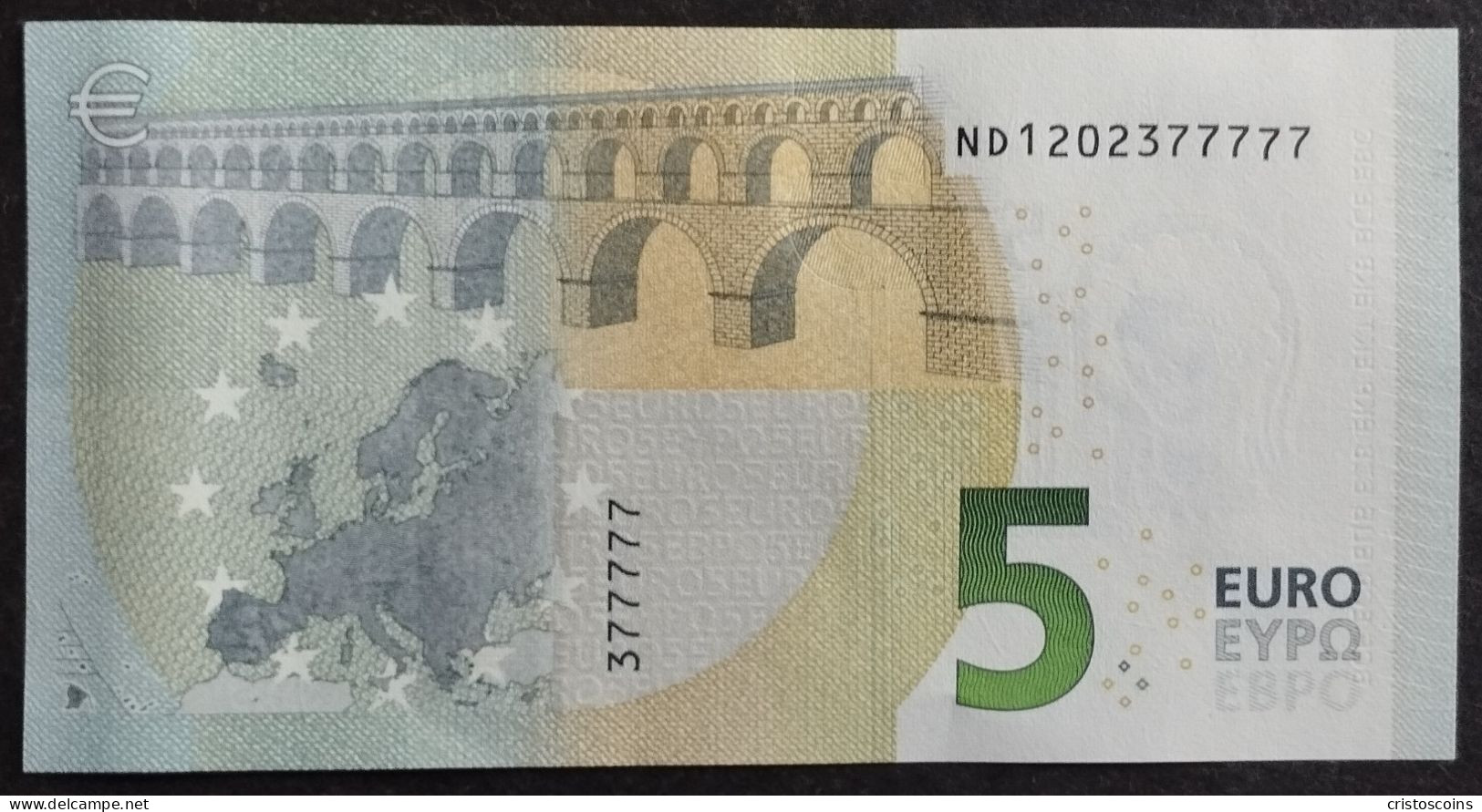 5 Euro N 2013 Lagarde  FDS/UNC P-26n 5 Numeri Uguali  (B/1-57eb - 5 Euro