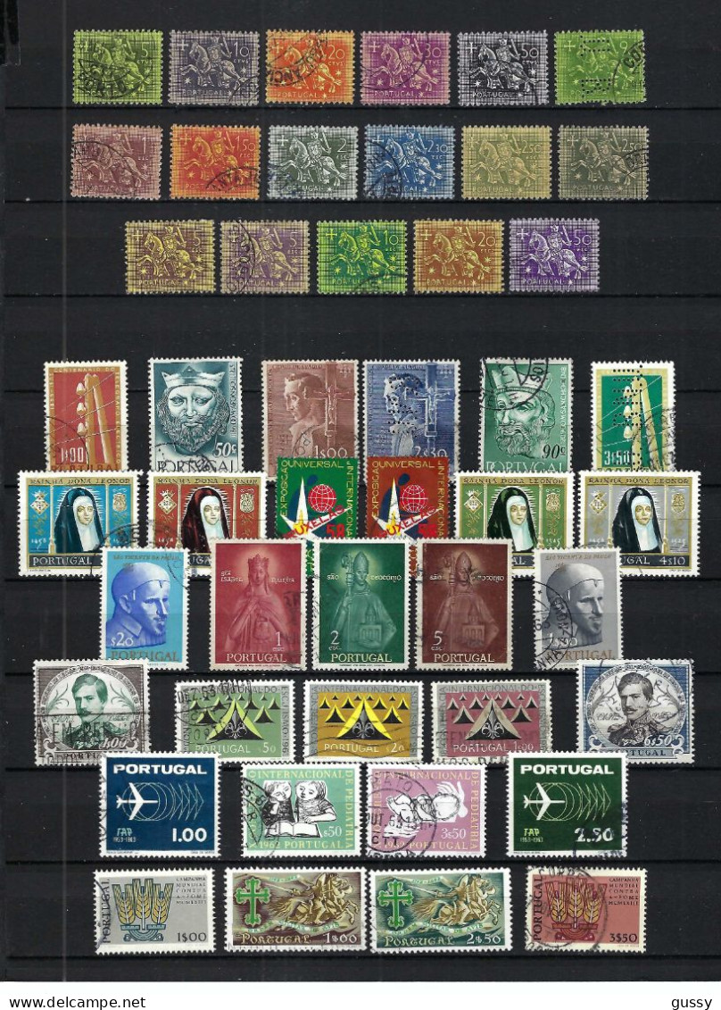 PORTUGAL Ca. 1953-63:  Lot D'obl. - Gebruikt