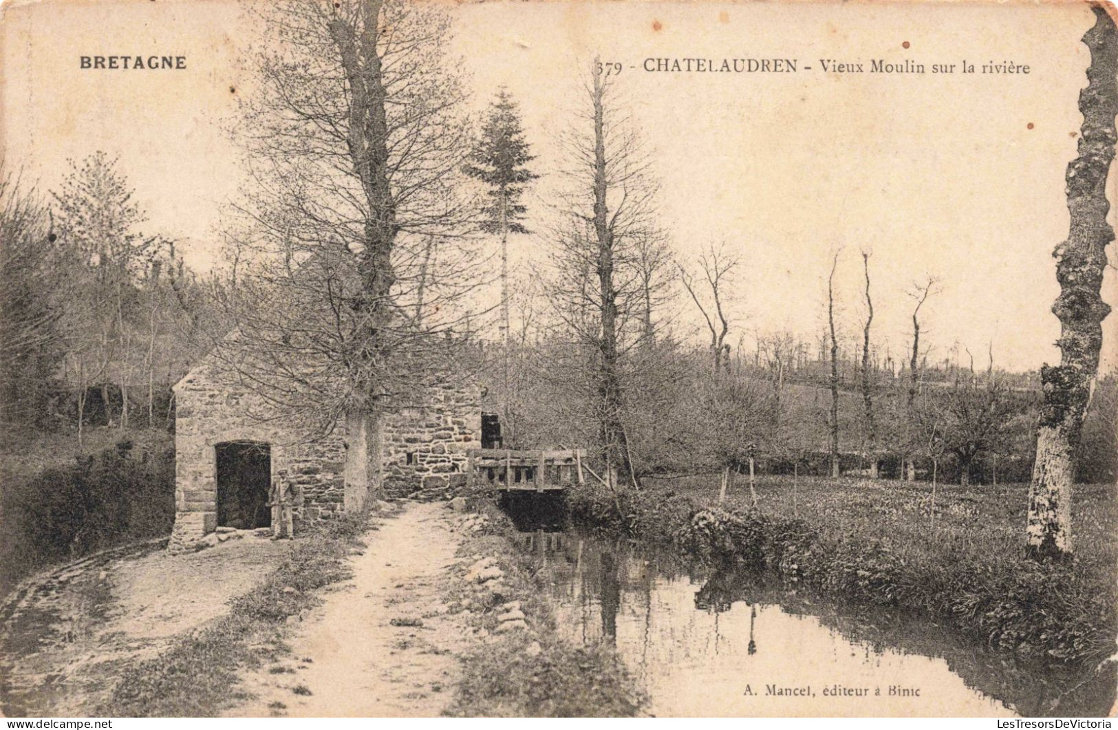FRANCE - Châtelaudren - Vieux Moulin Sur La Rivière - Carte Postale Ancienne - Châtelaudren