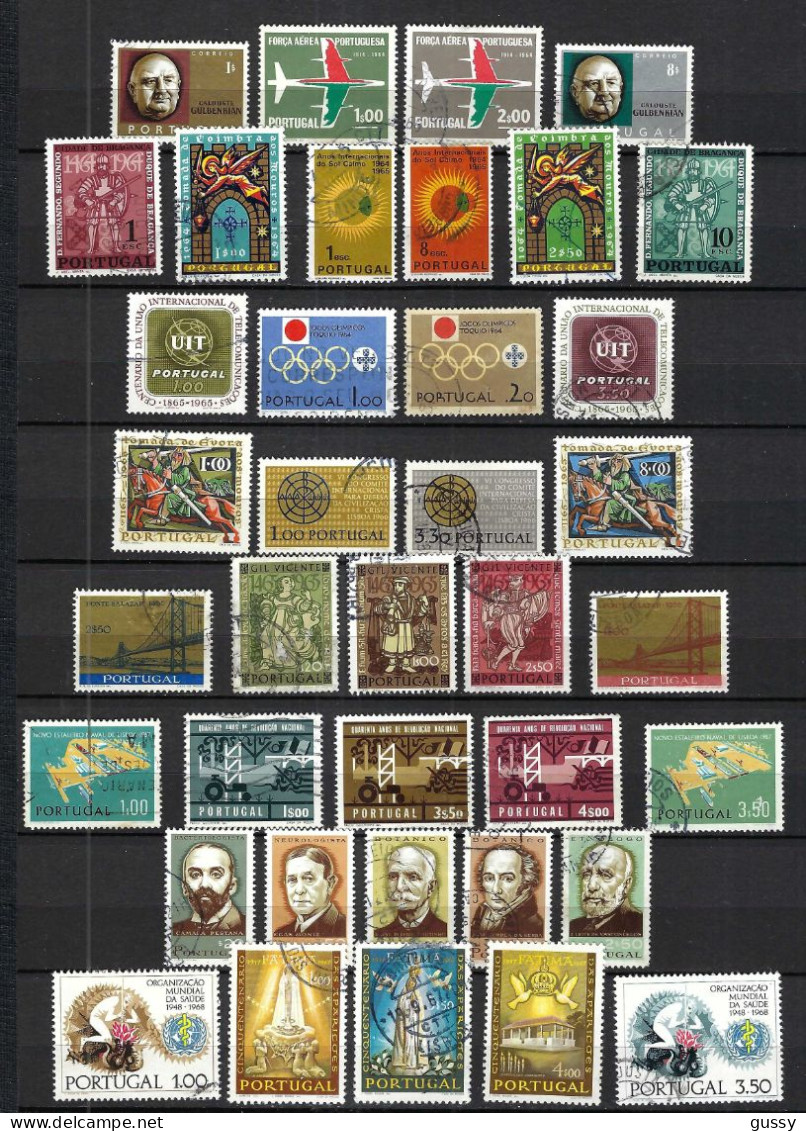 PORTUGAL Ca. 1965-68:  Lot D'obl. - Oblitérés