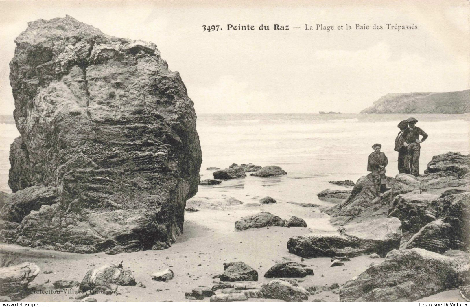 FRANCE - La Pointe Du Raz - La Plage Et La Baie Des Trépassés - Carte Postale Ancienne - La Pointe Du Raz