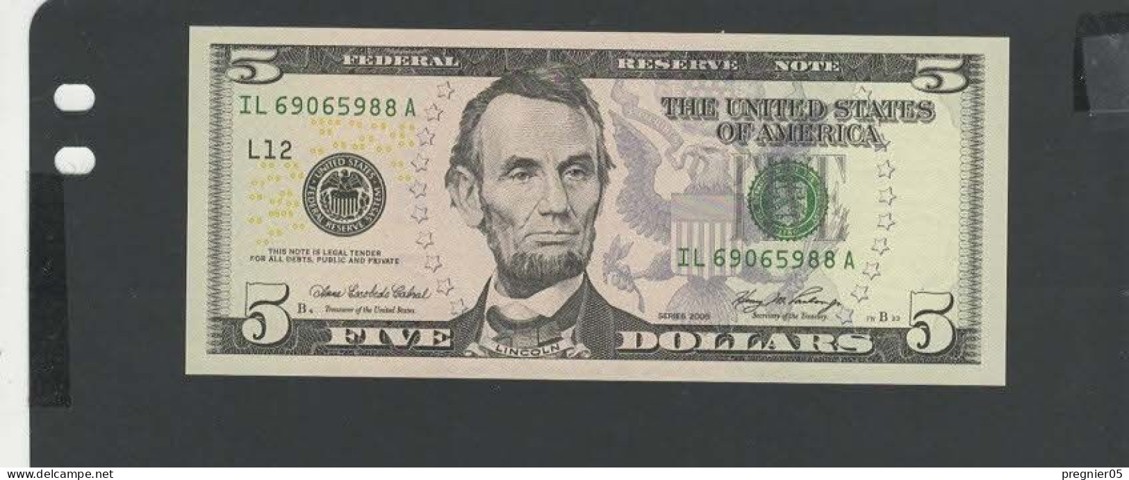 USA - Billet 5 Dollar 2006 NEUF/UNC P.524 § IL - Billetes De La Reserva Federal (1928-...)