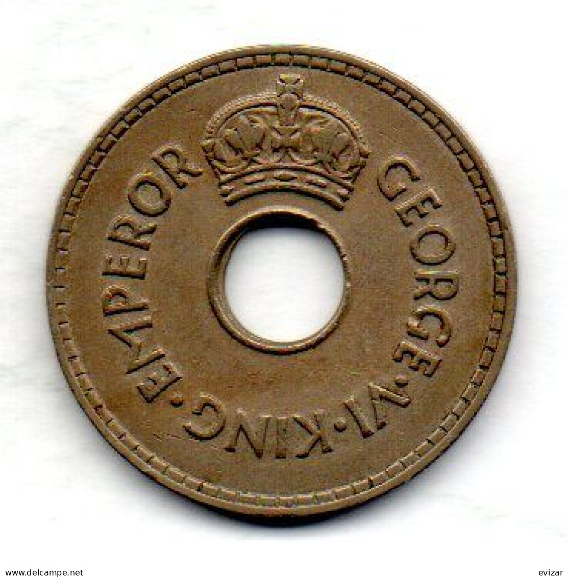 FIJI, 1 Penny, Copper-Nickel, Year 1941, KM # 7 - Figi