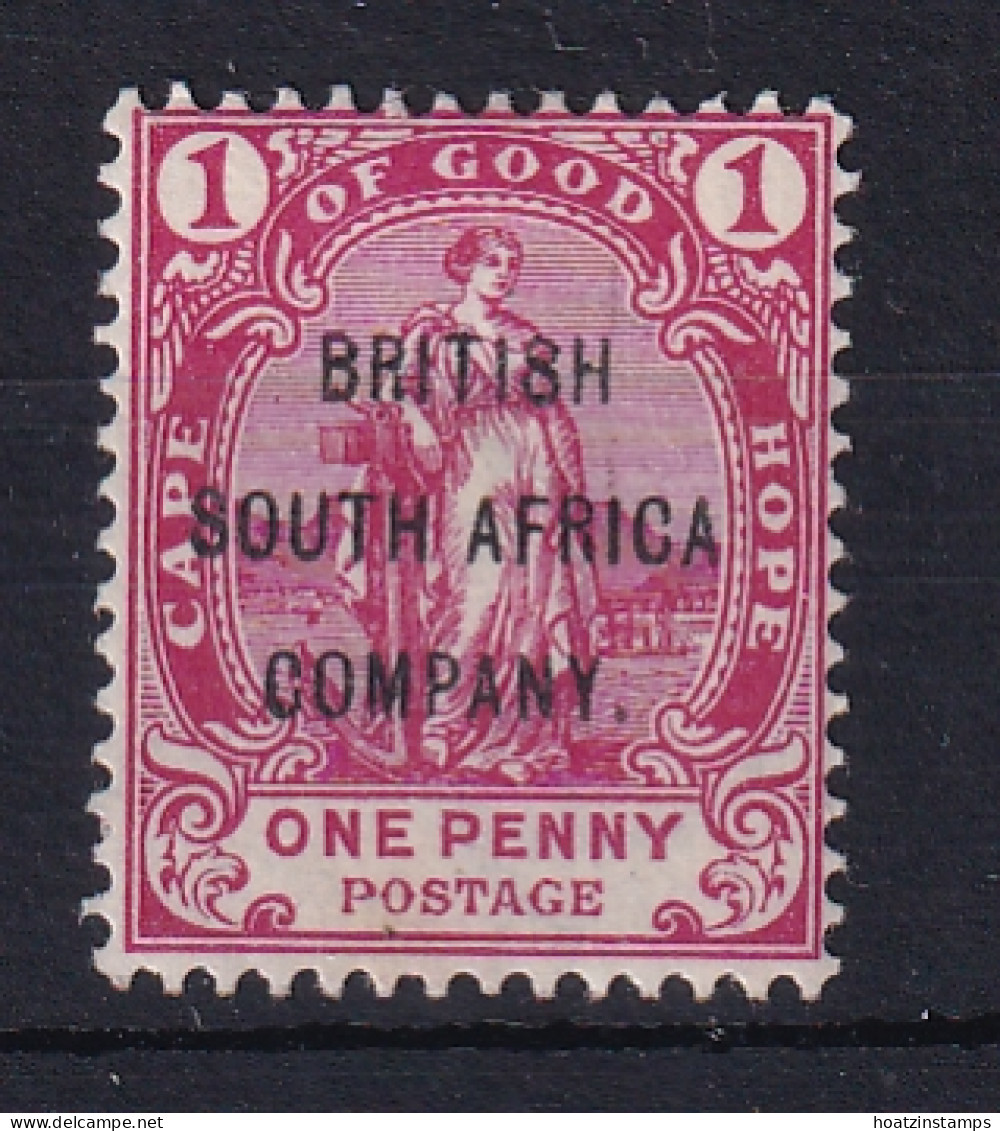 Rhodesia - BSAC: 1896   COGH 'British South Africa Company' OVPT    SG59     1d    MH   - Andere & Zonder Classificatie