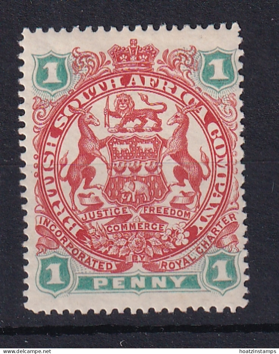 Rhodesia - BSAC: 1897   Arms    SG67     1d    MH - Sonstige & Ohne Zuordnung