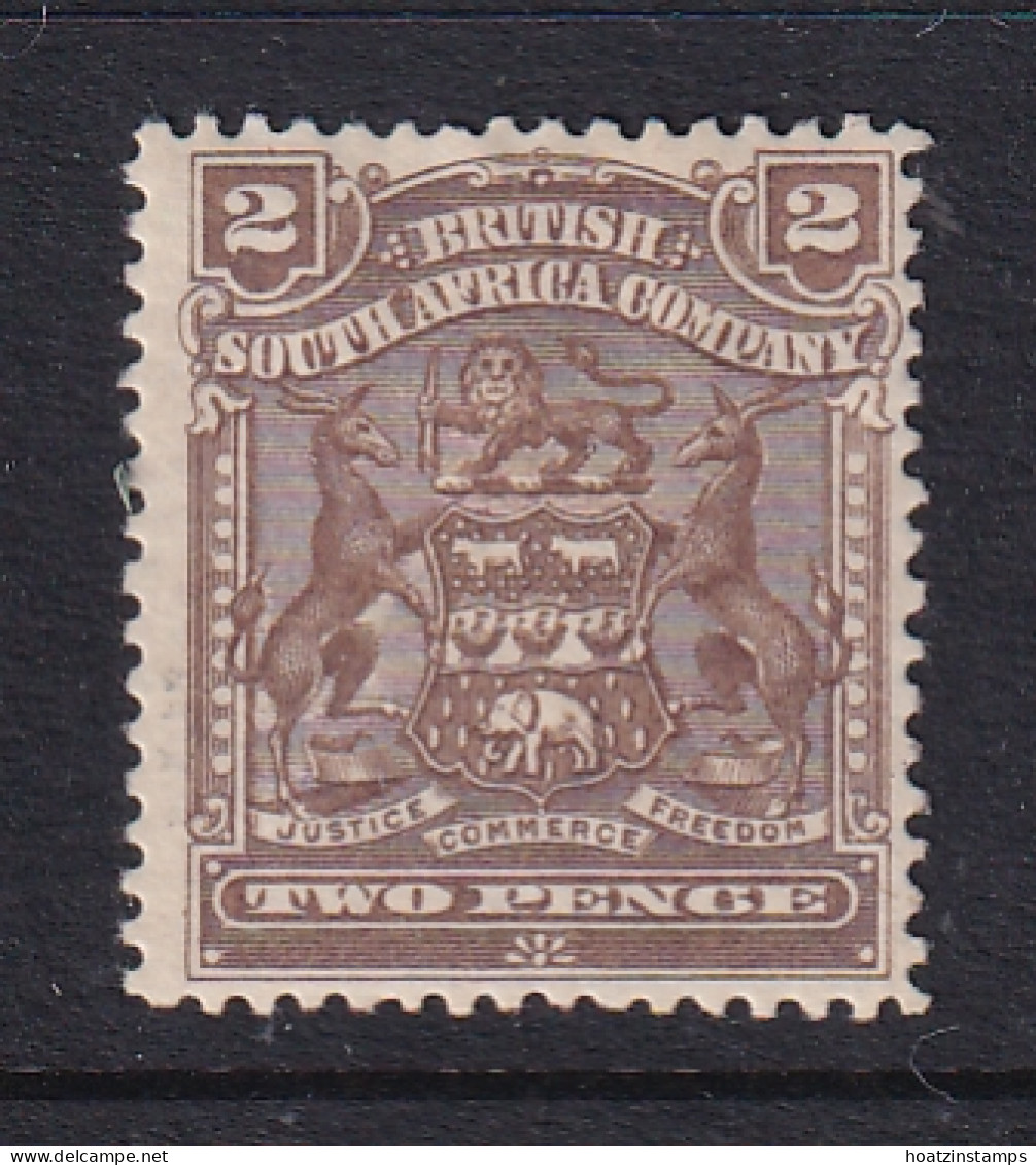 Rhodesia - BSAC: 1898-1908   Arms    SG79     2d    MH    - Other & Unclassified