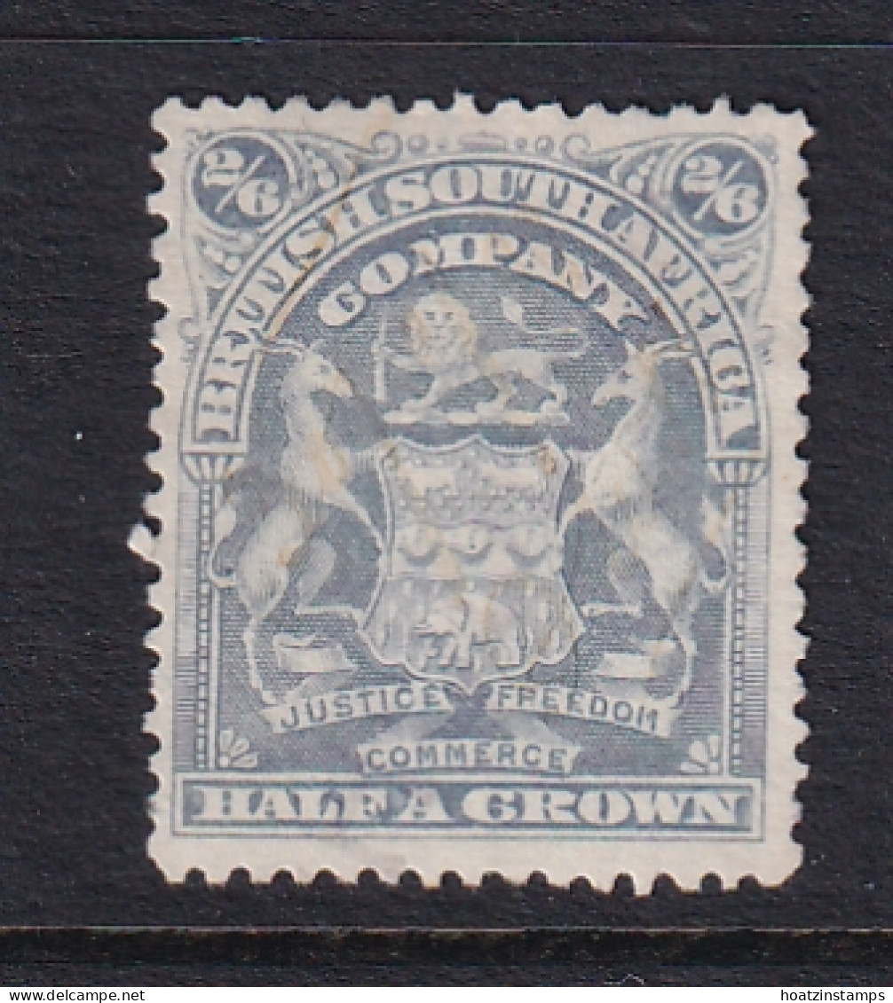 Rhodesia - BSAC: 1898-1908   Arms    SG85     2/6d       MH    - Other & Unclassified