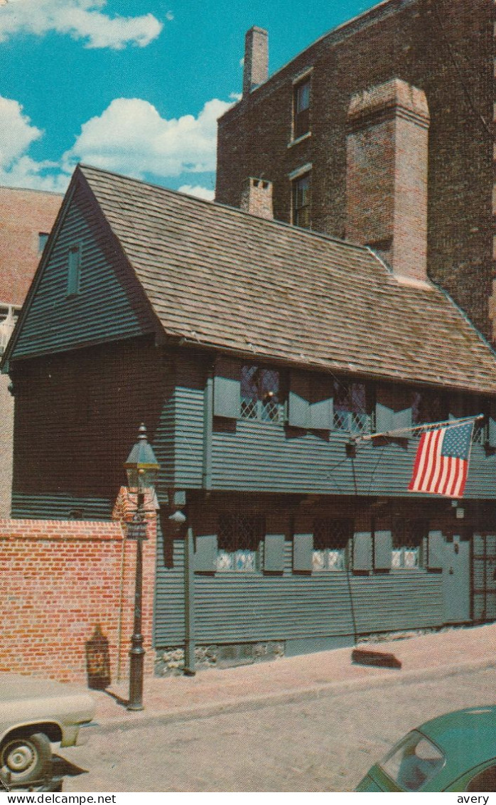 The Paul Revere House, Boston, Massachusetts Oldest Frame Building In Boston - Boston