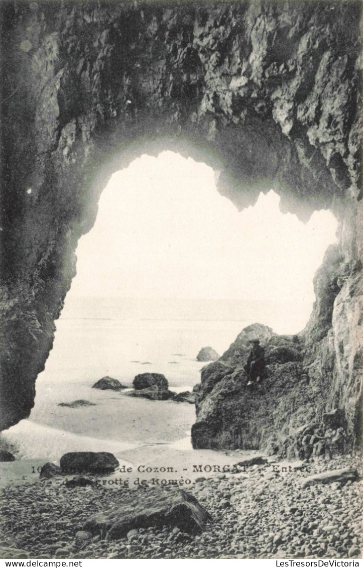 FRANCE - Morgat - Entrée De La Grotte De Koméo - Carte Postale Ancienne - Morgat