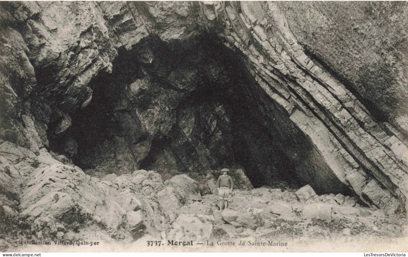 FRANCE - Morgat - La Grotte De Sainte Marine - Carte Postale Ancienne - Morgat