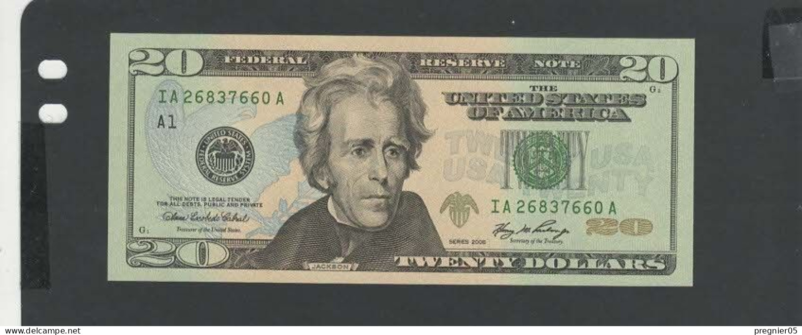 USA - Billet 20 Dollar 2006 NEUF/UNC P.526 § IA - Federal Reserve Notes (1928-...)