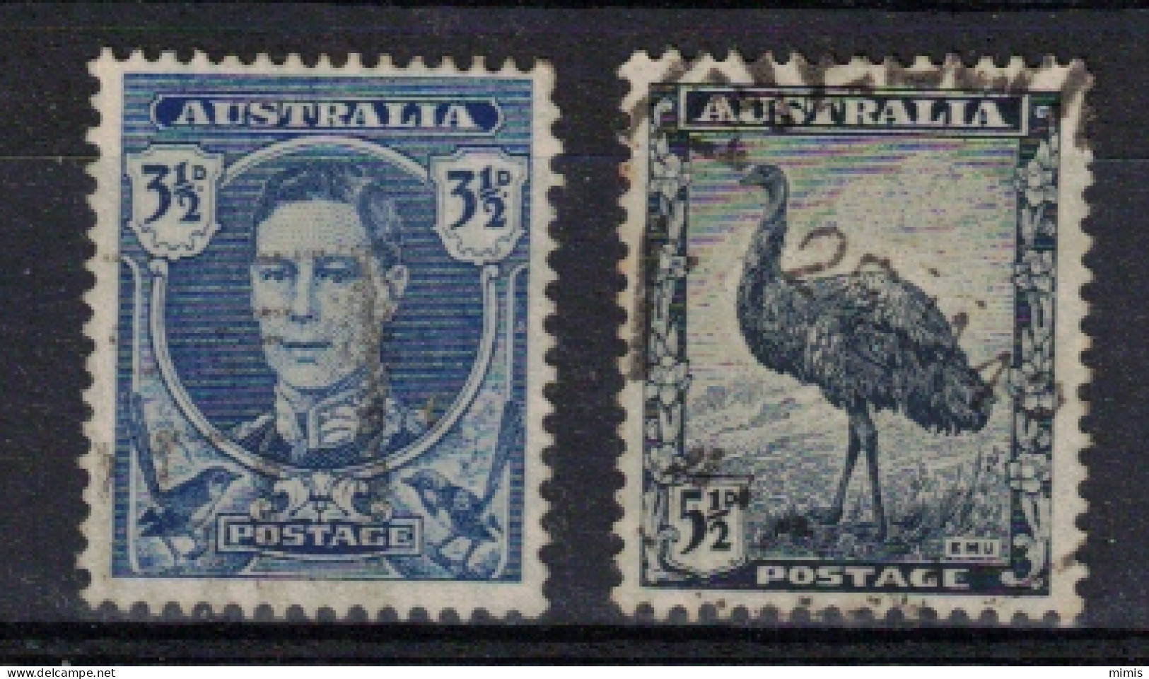 AUSTRALIE  1938-1942   N° 134,135   Oblitéré - Used Stamps