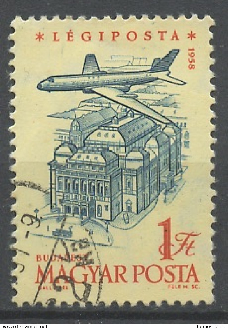 Hongrie - Hungary - Ungarn Poste Aérienne 1958-59 Y&T N°PA216 - Michel N°F1564 (o) - 1fo Opéra De Budapest - Used Stamps