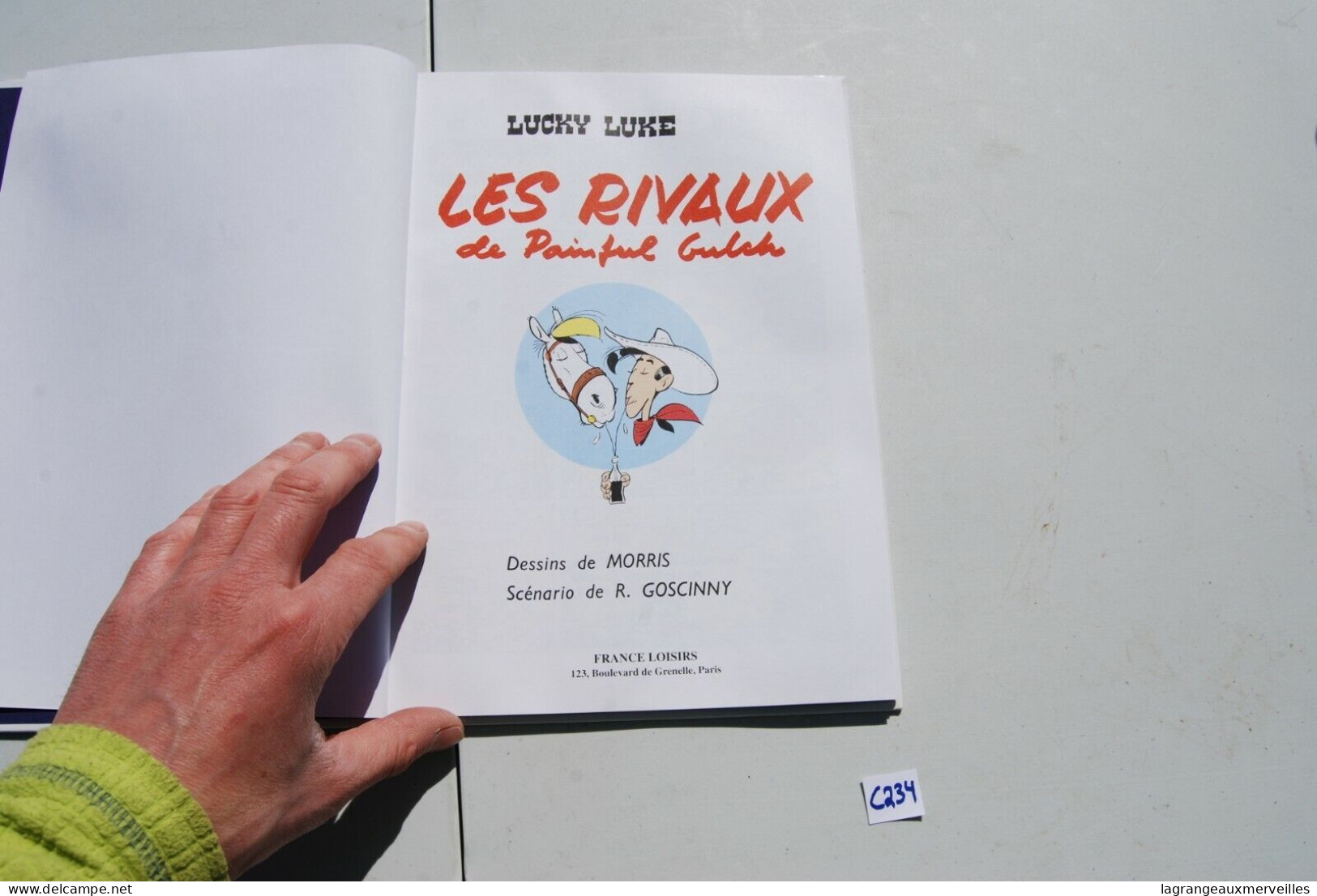C234 BD - Lucky Luke Et Les Rivaux De Paintful Gulch - Lucky Luke