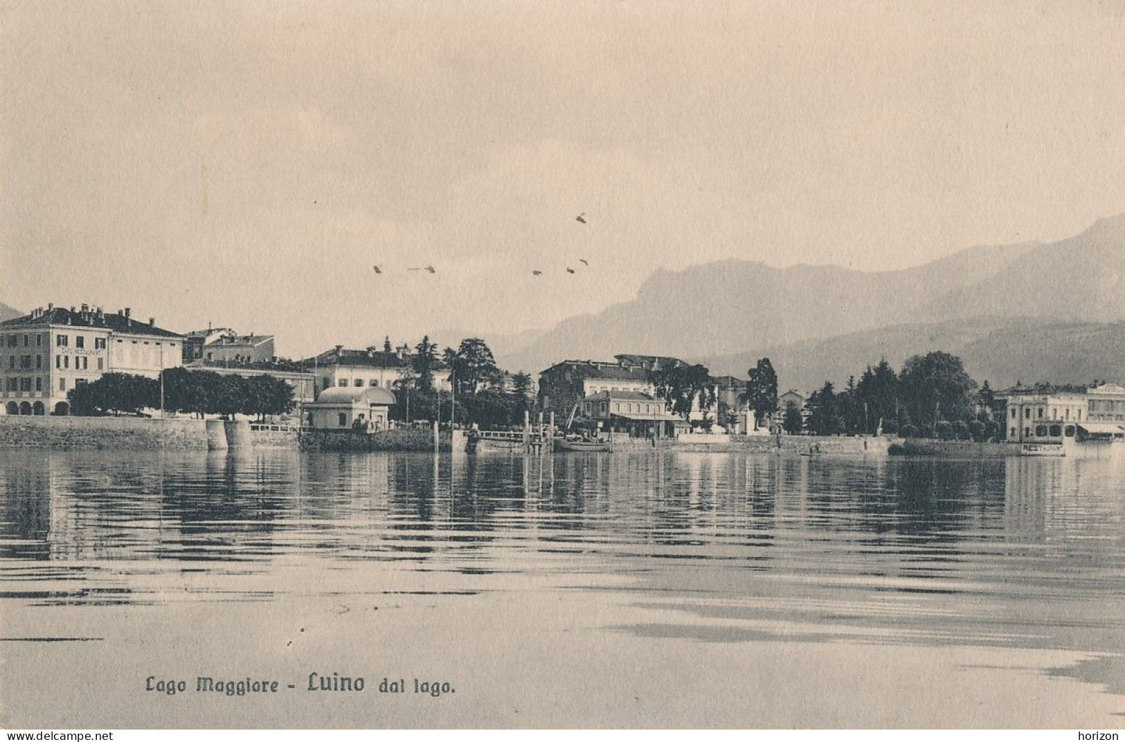 2f.490  Lago Maggiore - LUINO Dal Lago - Ediz. Brunner - Luino