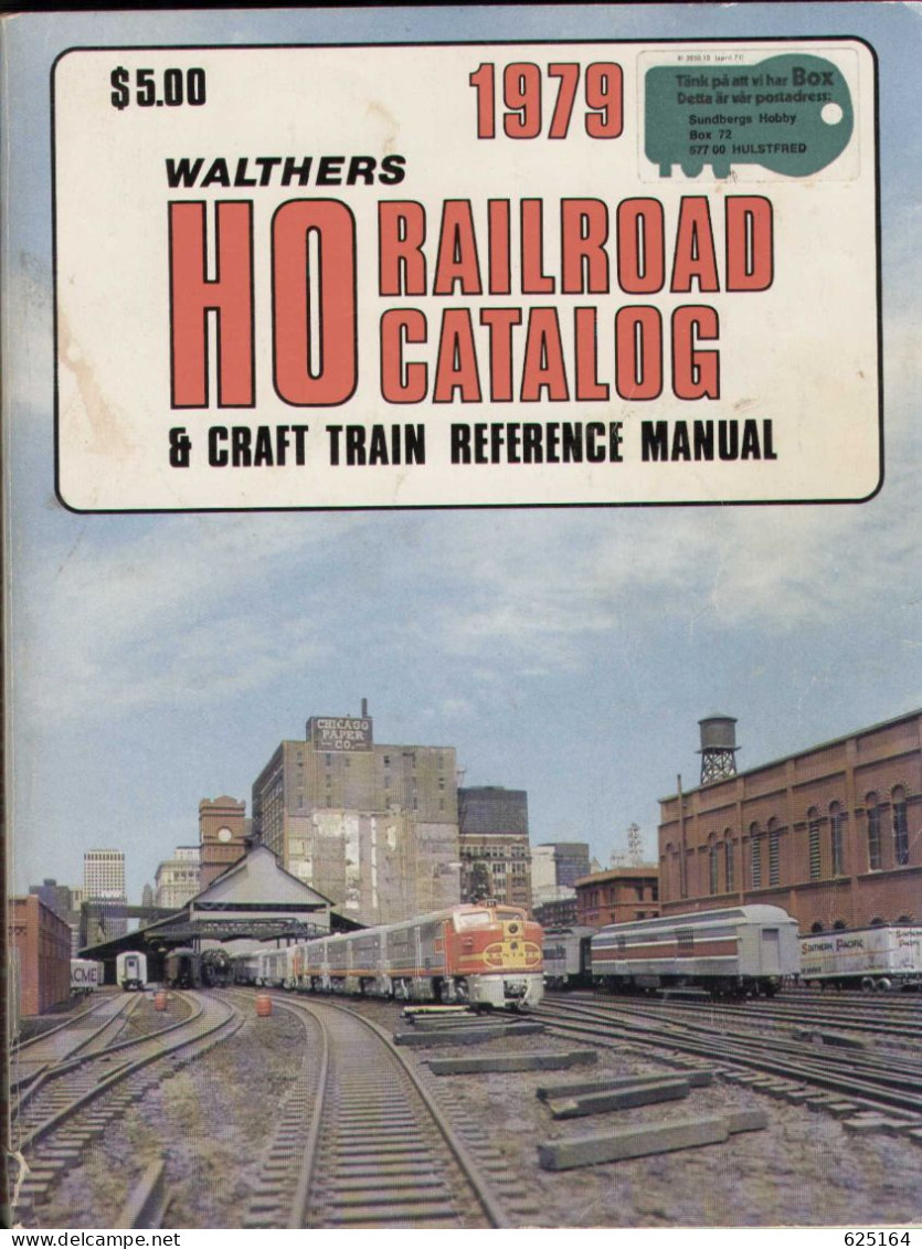 Catalogue WALTHERS 1979 - HO Gauge CRAFT TRAIN REFERENCE MANUAL - Anglais