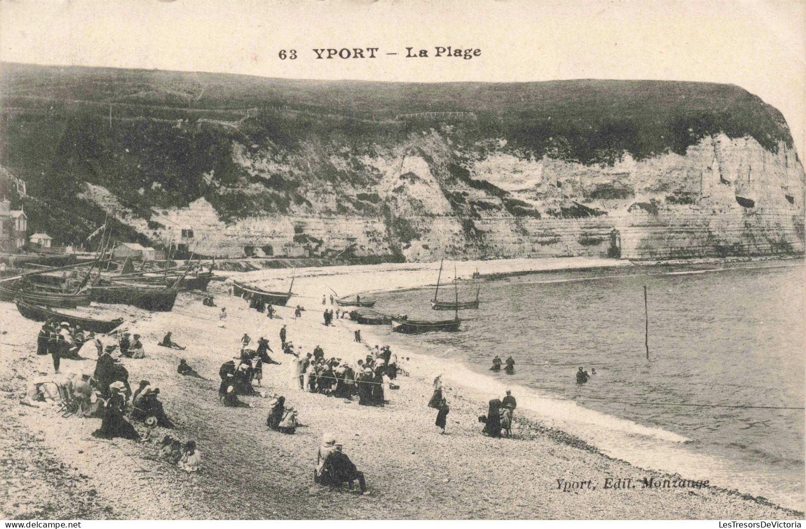 FRANCE - Yport - La Plage - Carte Postale Ancienne - Yport