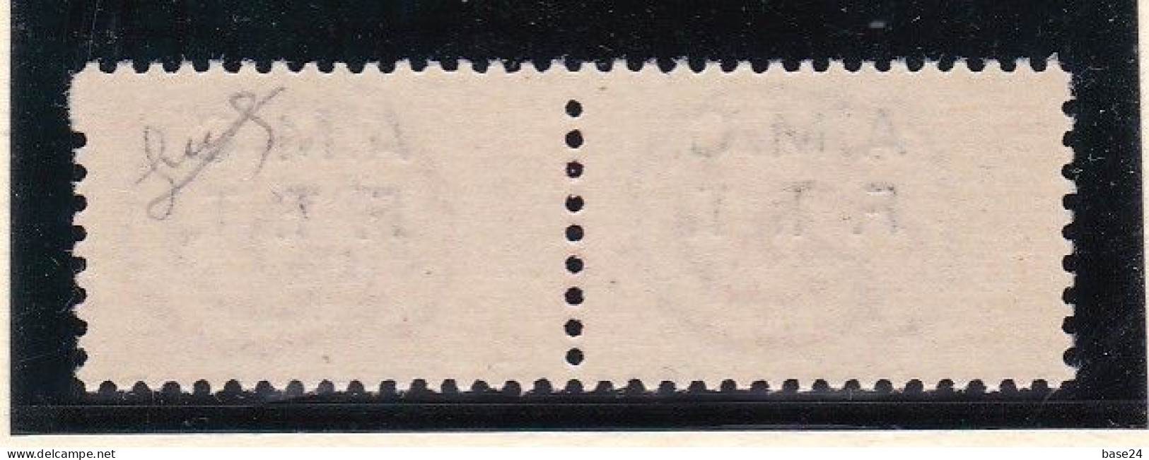 1947 Italia Italy Trieste A  PACCHI POSTALI 50 Lire Rosso Varietà 8g Sovrastampa Spostata MNH** Firma Biondi Parcel Post - Postal And Consigned Parcels