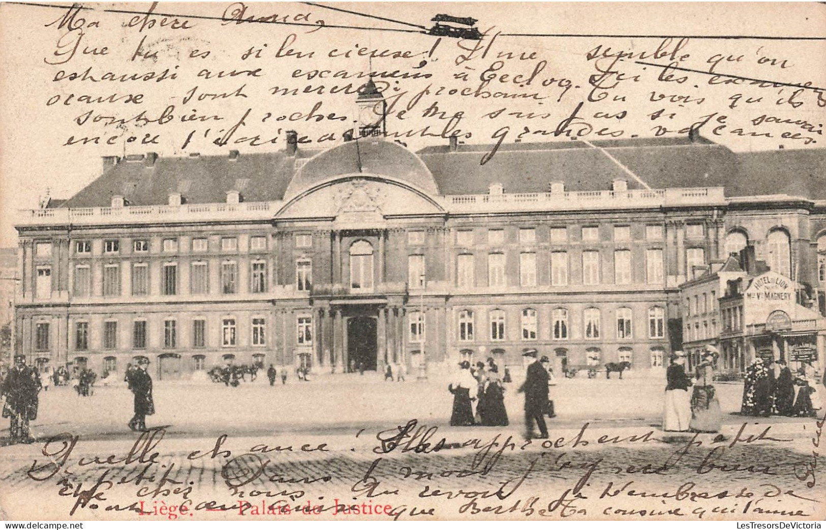 BELGIQUE - Liége - Palais De Justice - Carte Postale Ancienne - Liege