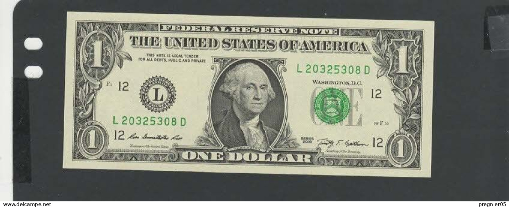 USA - Billet 1 Dollar 2009 NEUF/UNC P.529 § L 308 - Federal Reserve Notes (1928-...)