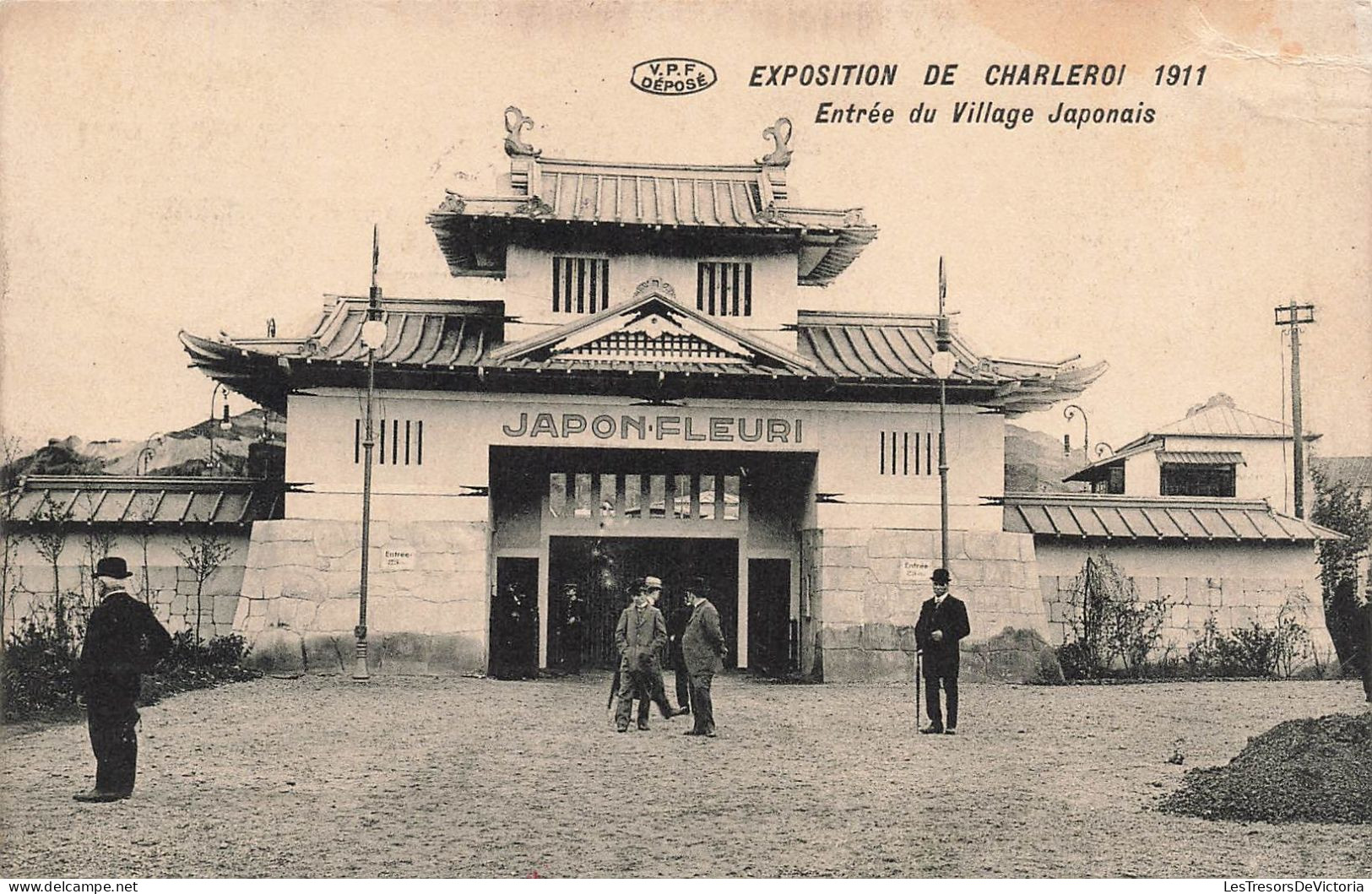 BELGIQUE  - Exposition De Charleroi 1911 - Entrée Du Village Japonais - Carte Postale Ancienne - Charleroi