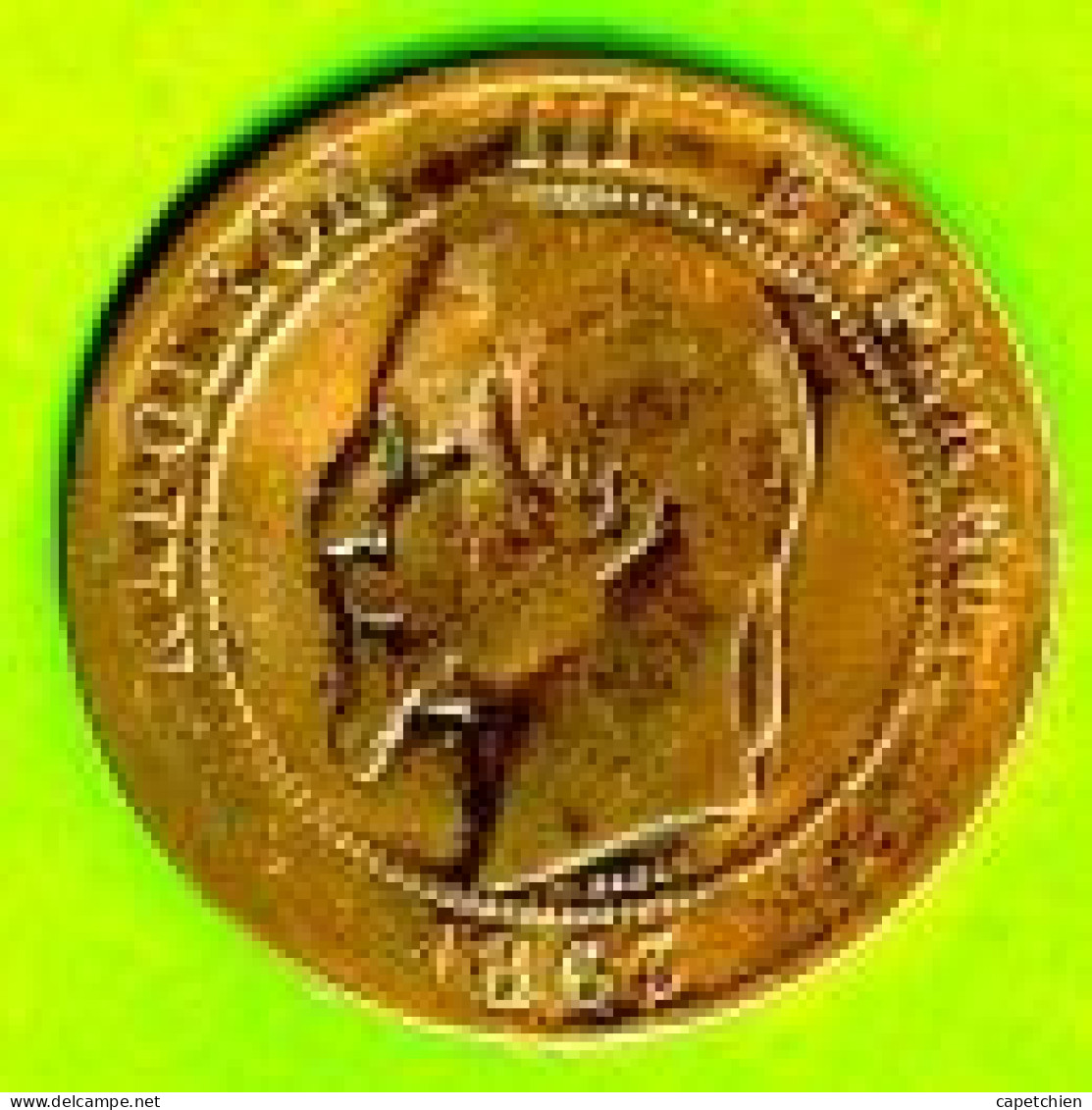 FRANCE / NAPOLEON III / 10 CENTIMES / 1865 A-PARIS - 10 Centimes