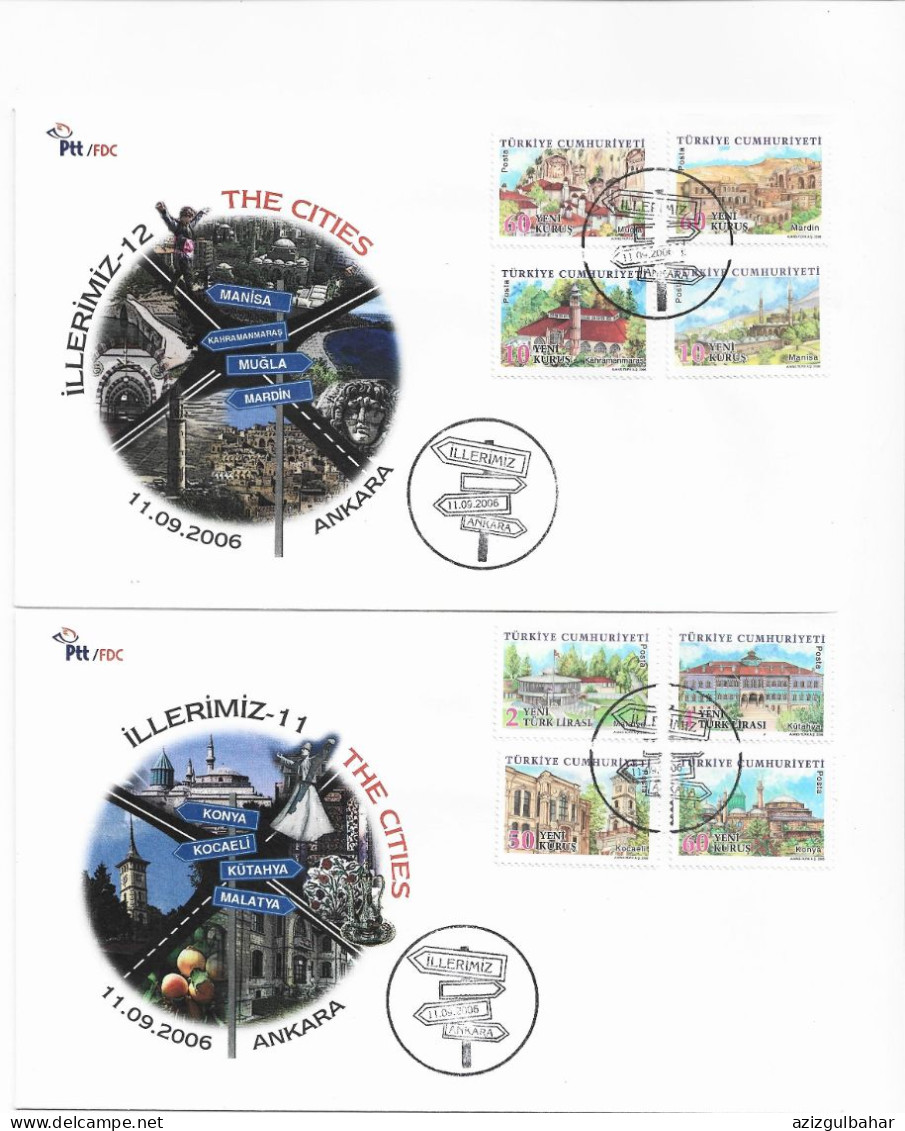 2006   - THE CITIES SERIES 11  - FDC - Covers & Documents