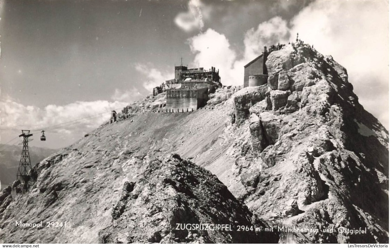 ALLEMAGNE - Zugspitzgipfel 2964 M Mit Münchnethaus Und Ostgipfel - Carte Postale Ancienne - Garmisch-Partenkirchen