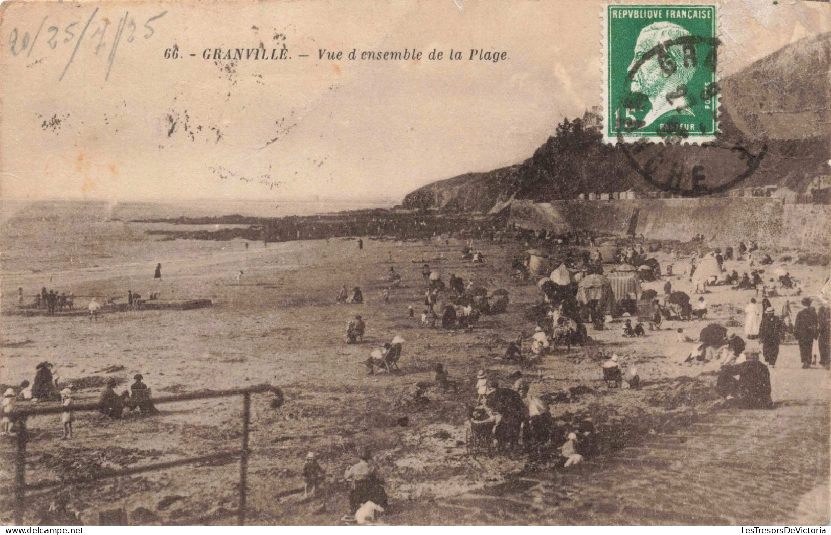 FRANCE - Villepreux - Granville - Vue D'ensemble De La Plage - Animé - Carte Postale Ancienne - Villepreux