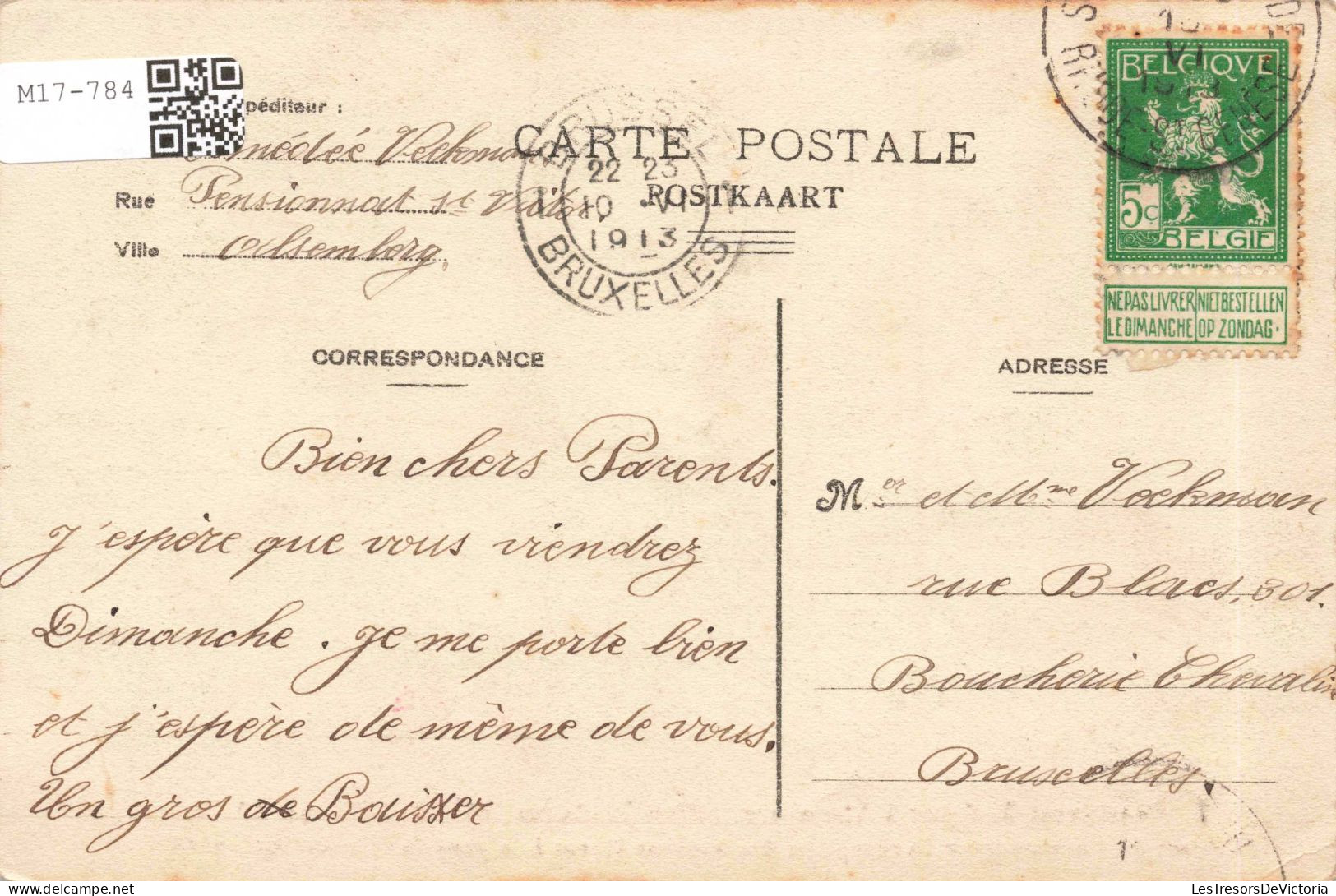 BELGIQUE - Alsemberg - Pensionnat Saint Victor - Fêtes Jubilaires - Animé - Carte Postale Ancienne - Beersel