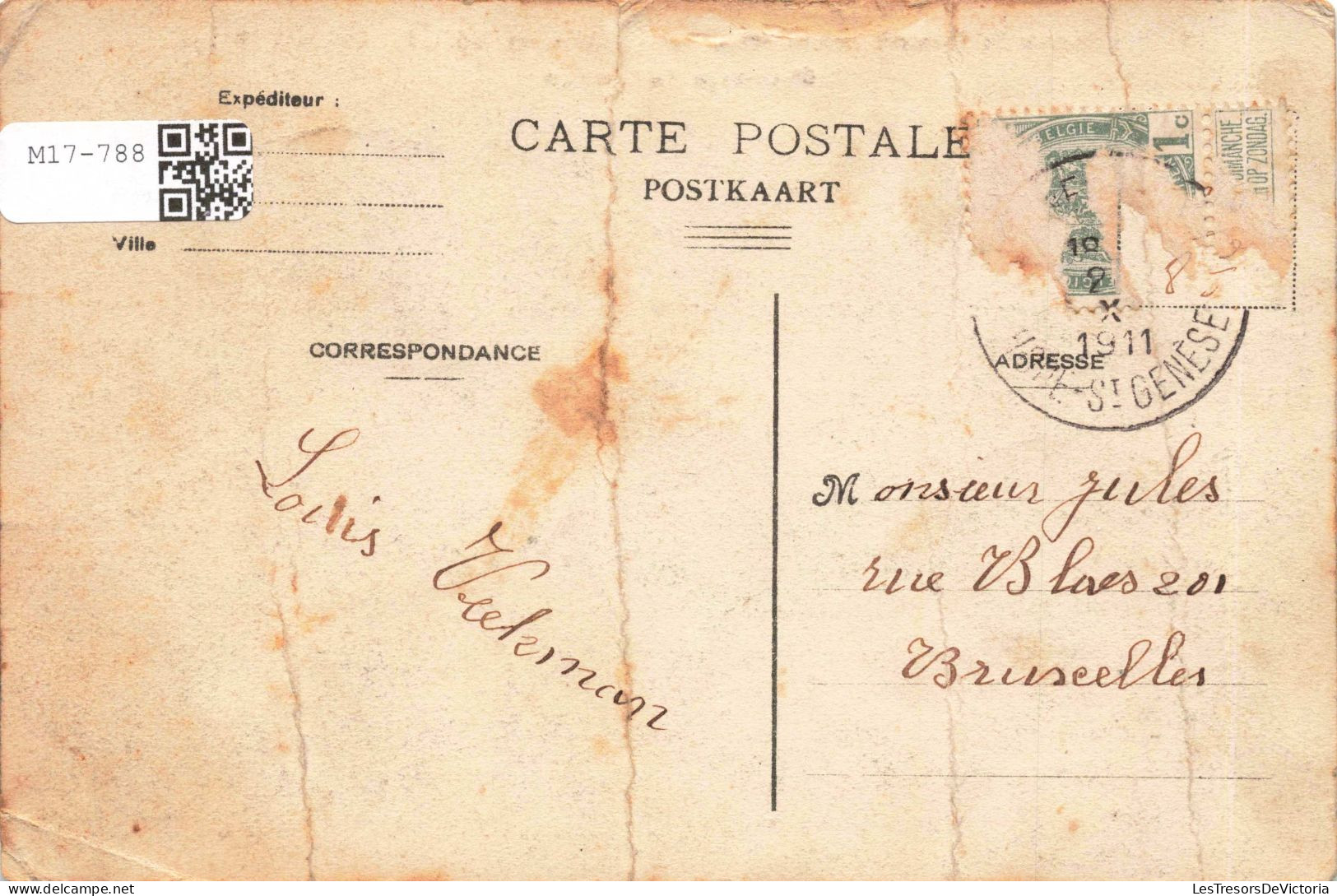 BELGIQUE - Alsemberg - Pensionnat Saint Victor - Fêtes Jubilaires - Carte Postale Ancienne - Beersel