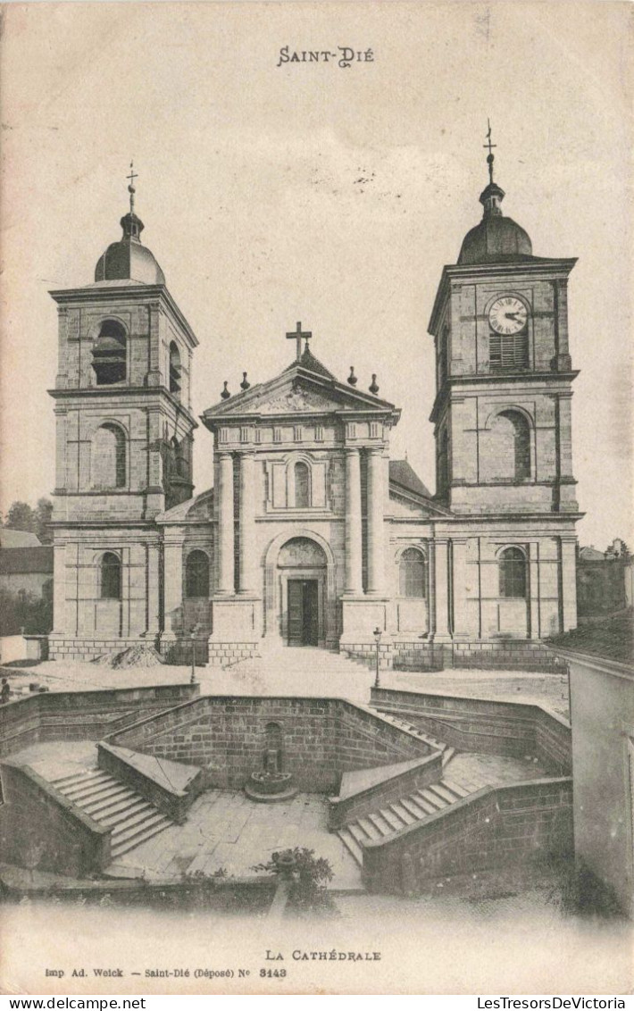 FRANCE - Saint-Dié - La Cathédrale - Carte Postale Ancienne - Saint Die