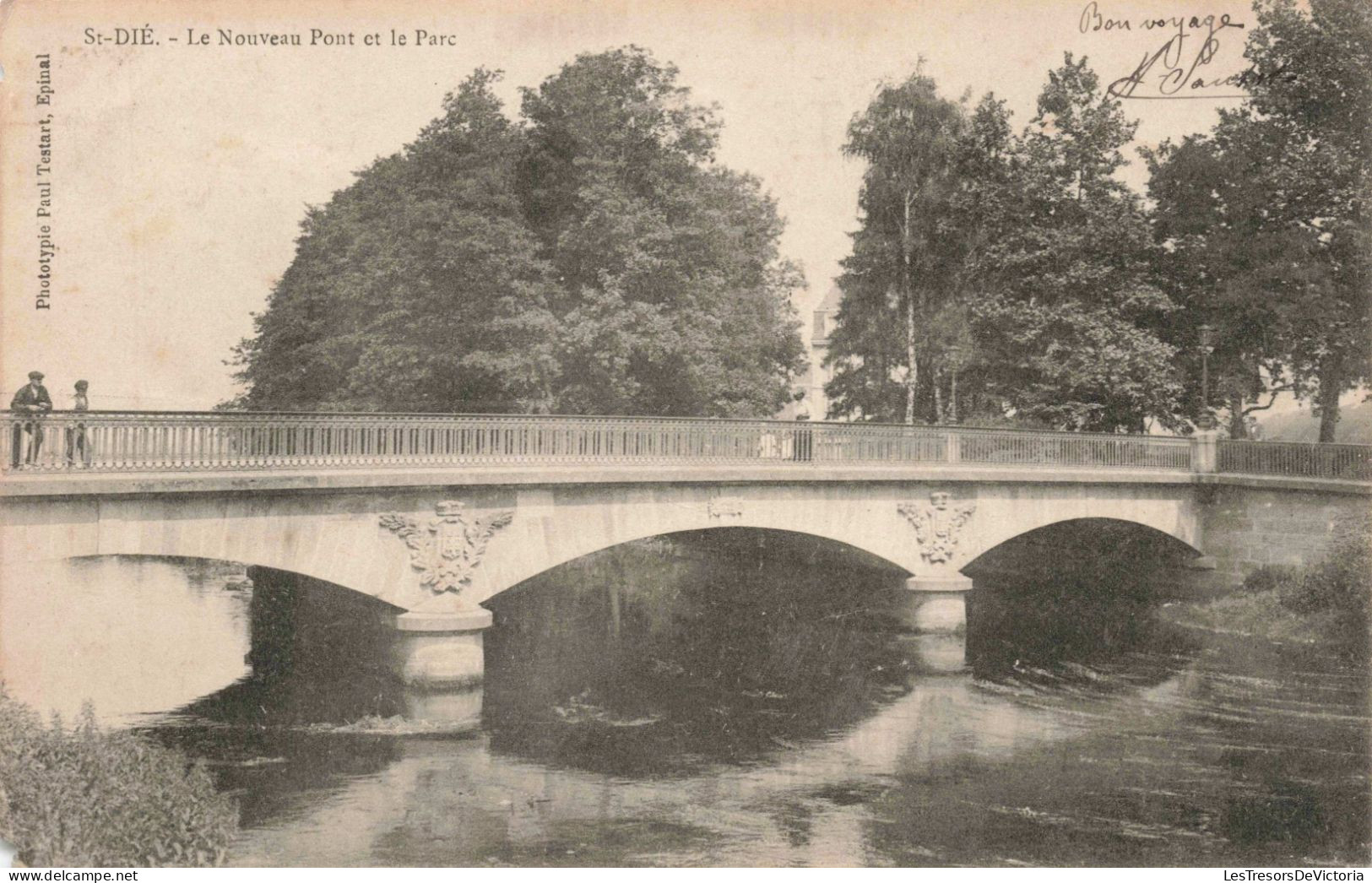 FRANCE - Saint-Dié - Le Nouveau Pont Et Le Parc - Carte Postale Ancienne - Saint Die