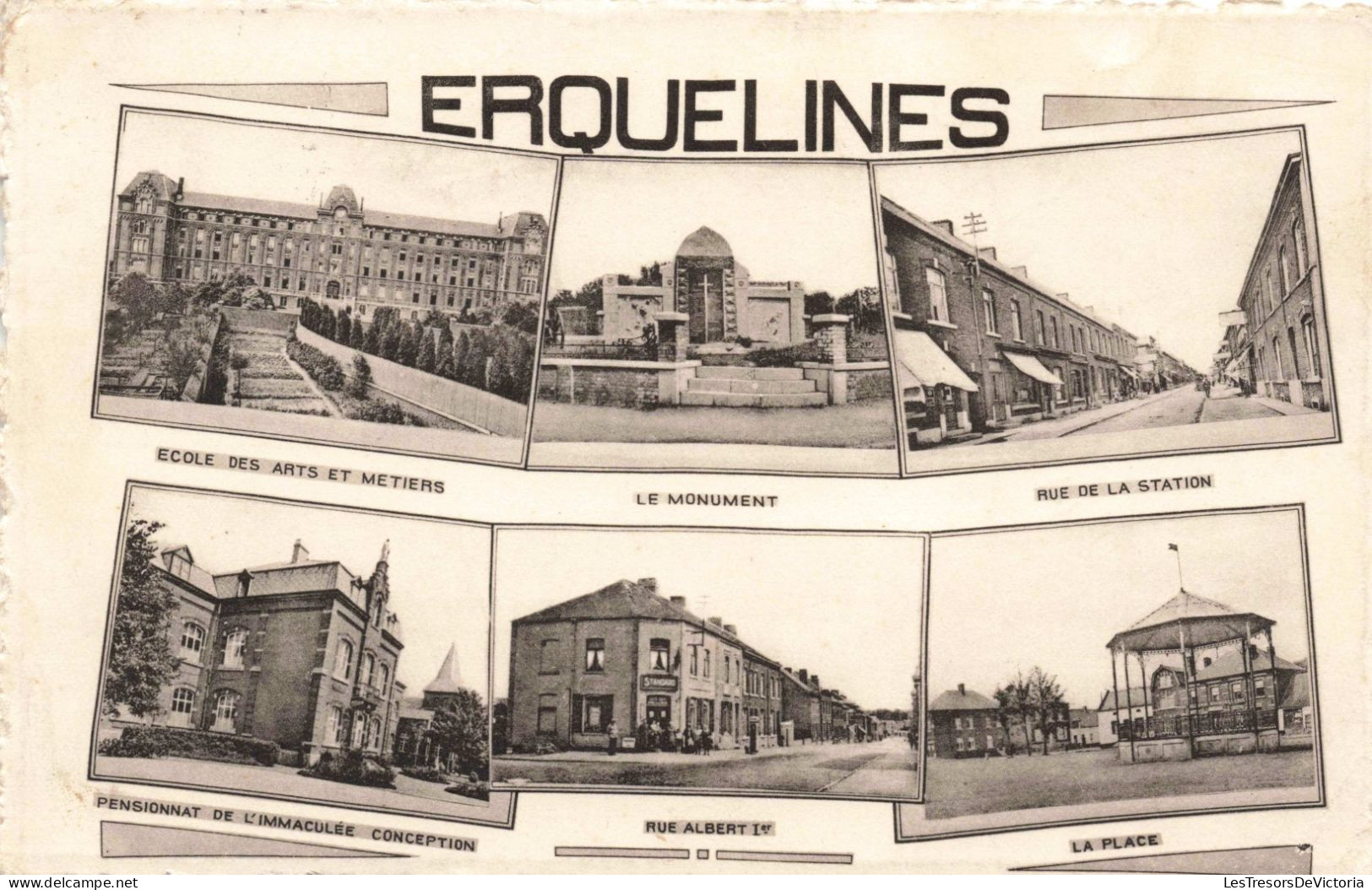 BELGIQUE - Erquelinnes - Multi-vues - Carte Postale Ancienne - Erquelinnes