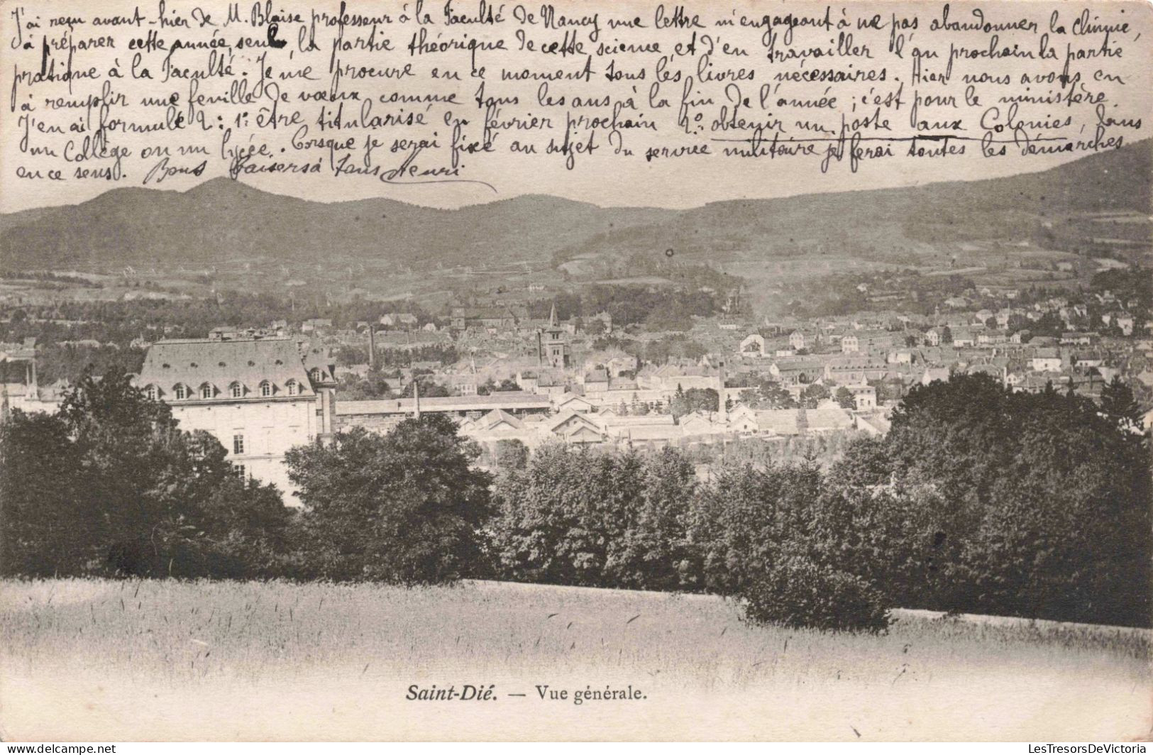FRANCE - Saint-Dié - Vue Générale Sur La Ville - Carte Postale Ancienne - Saint Die